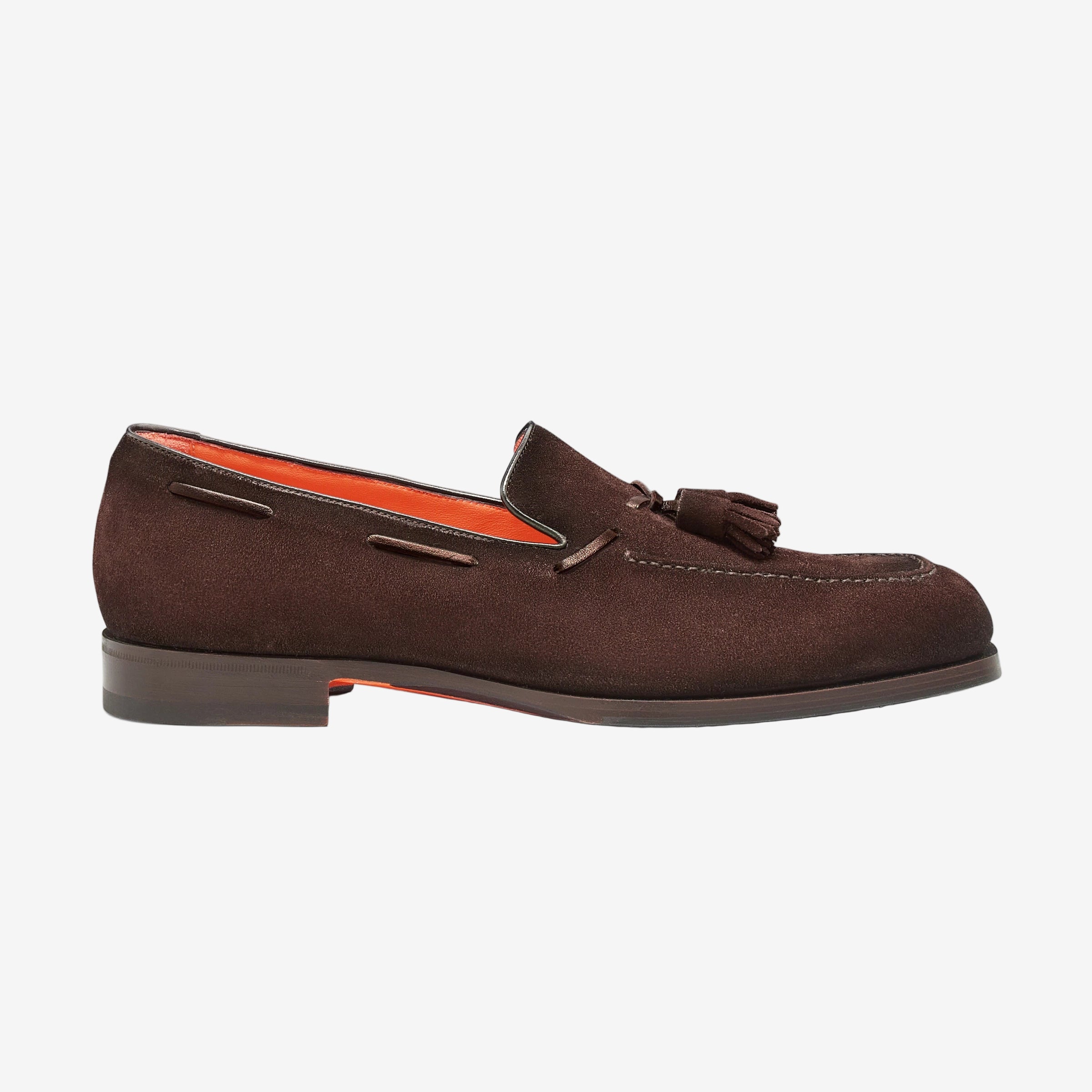 Brauner Loafer Wildleder mit Quaste