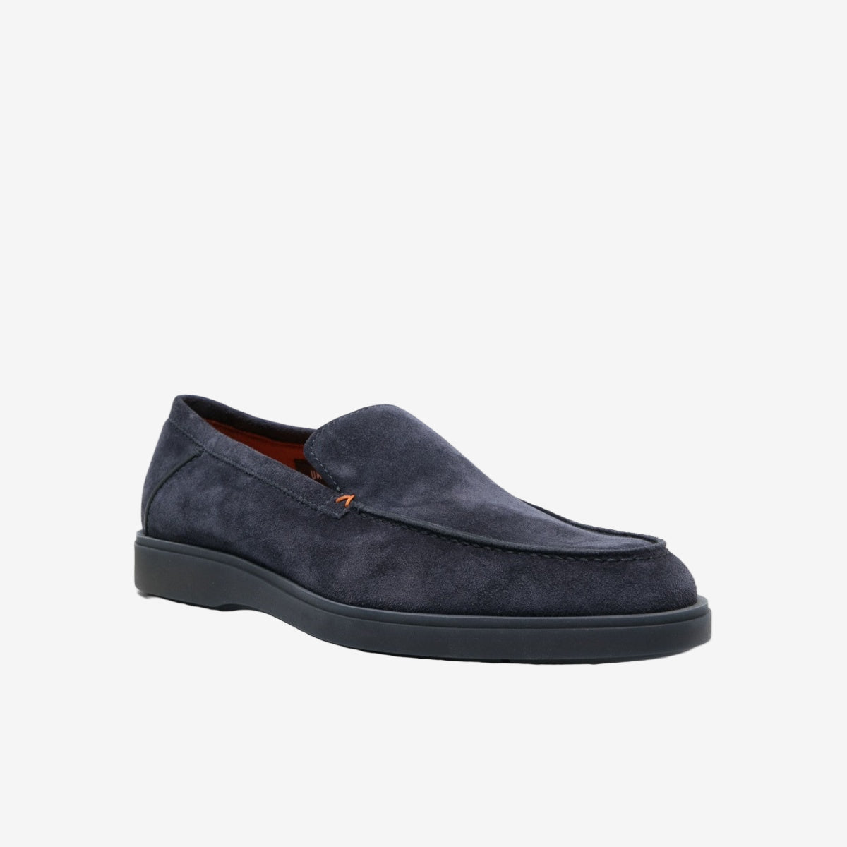 blaue suede Loafer dunkel Gummisohle