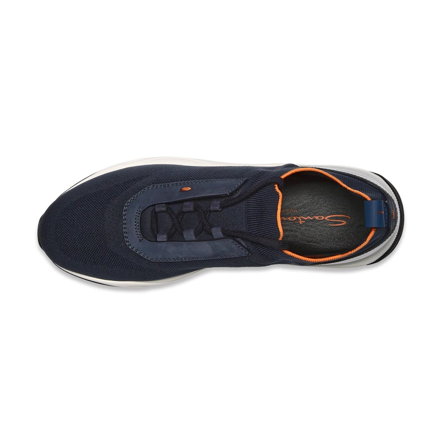 Sneakers Slip-0n bleu semelle gomme
