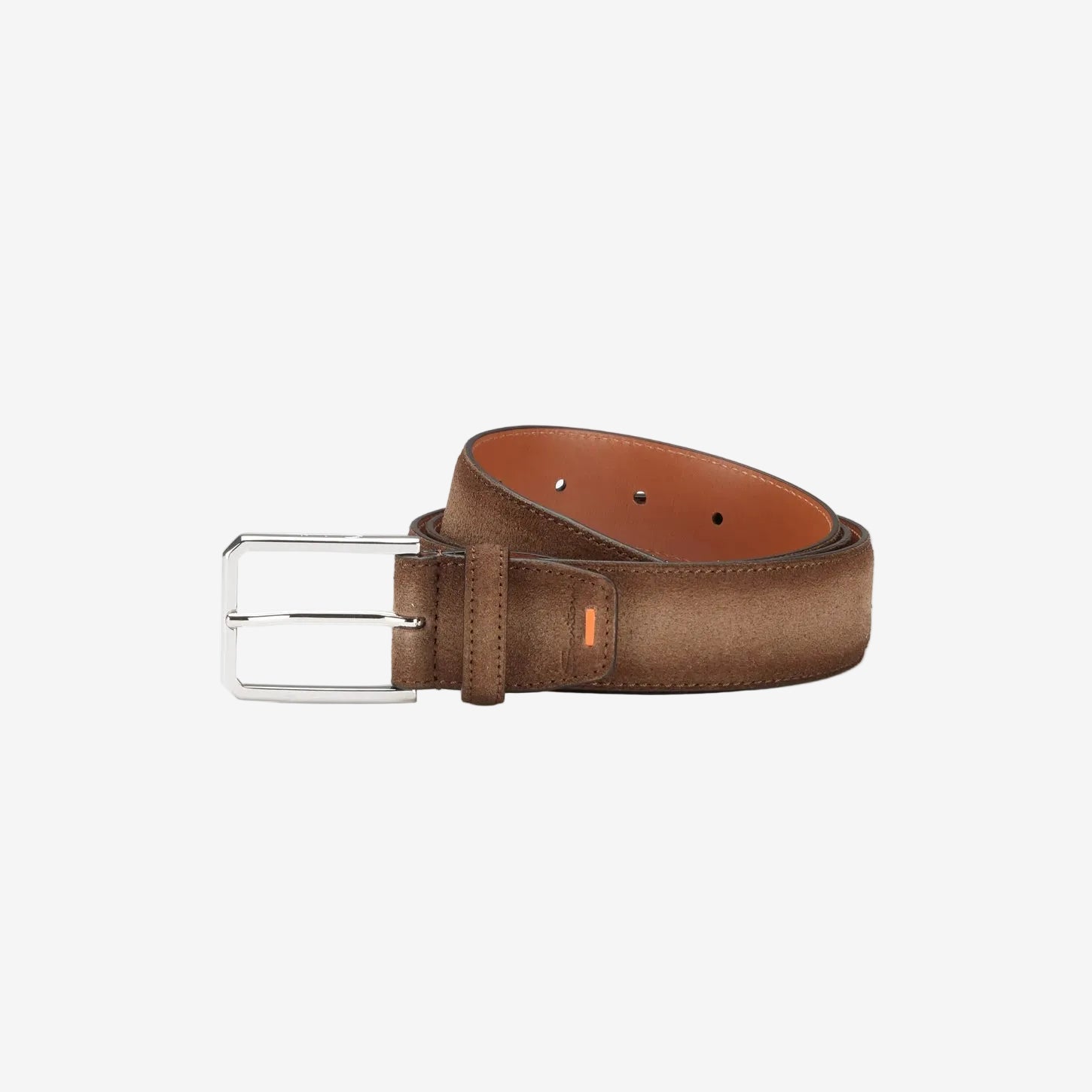 Mid Brown suede adjustable belt