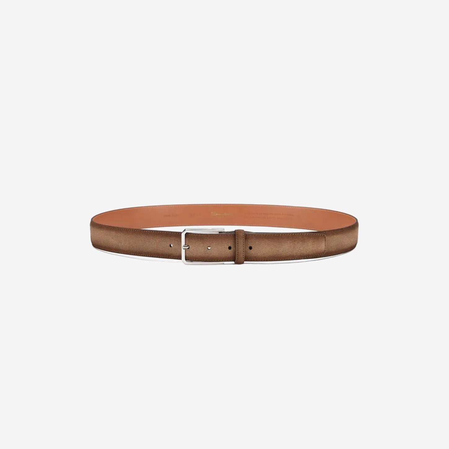 Mid Brown suede adjustable belt