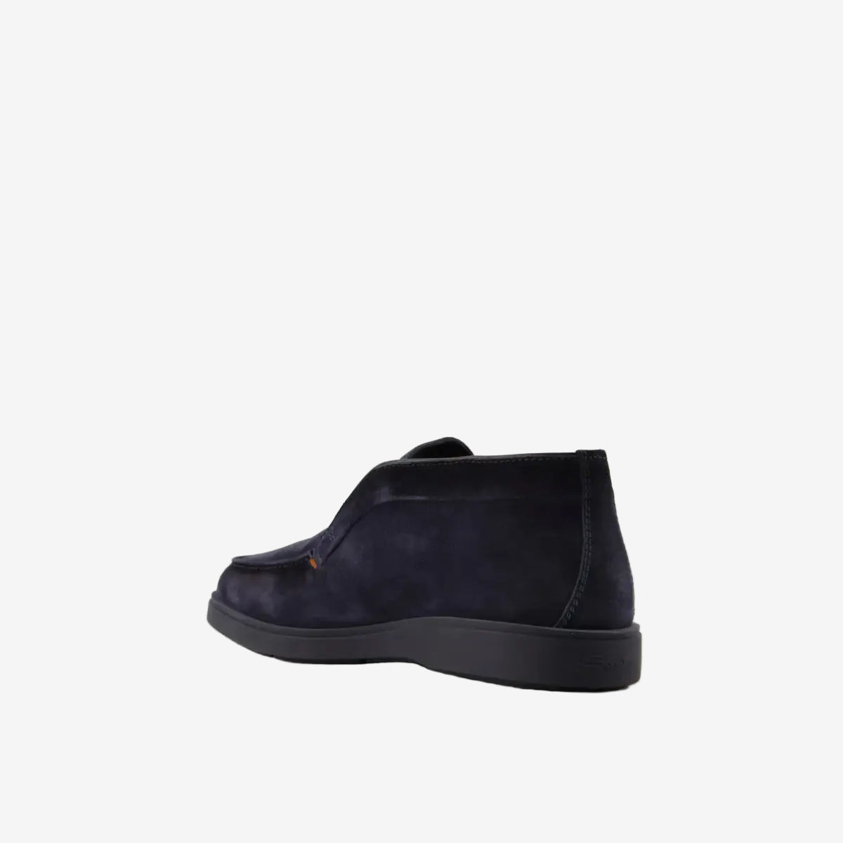 Dunkelblaue lammfell Desert Boots Suede