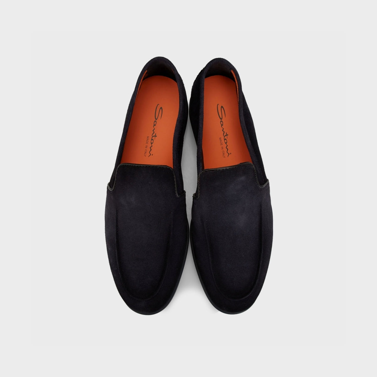 Blau loafer suede Ton-in-Ton-Sohle