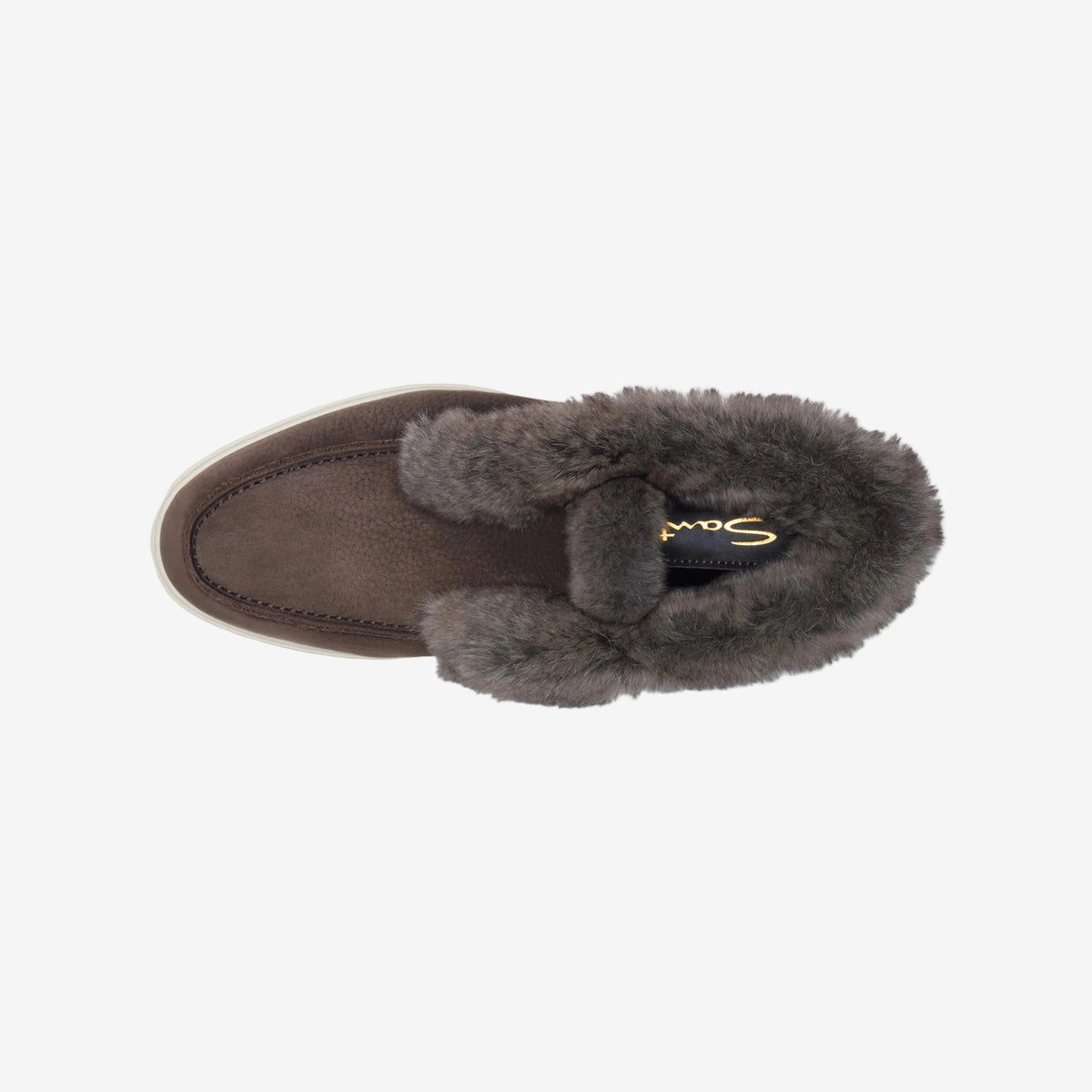 Dark brown nubuck desert boot fur - Santoni | FashionItalia
