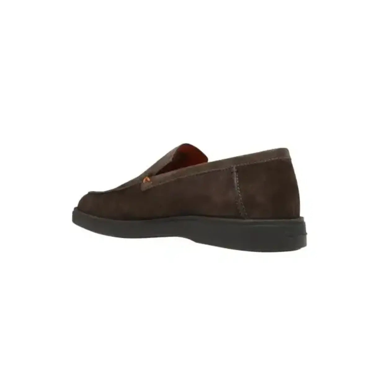 Braune suede-Loafer Gummisohle