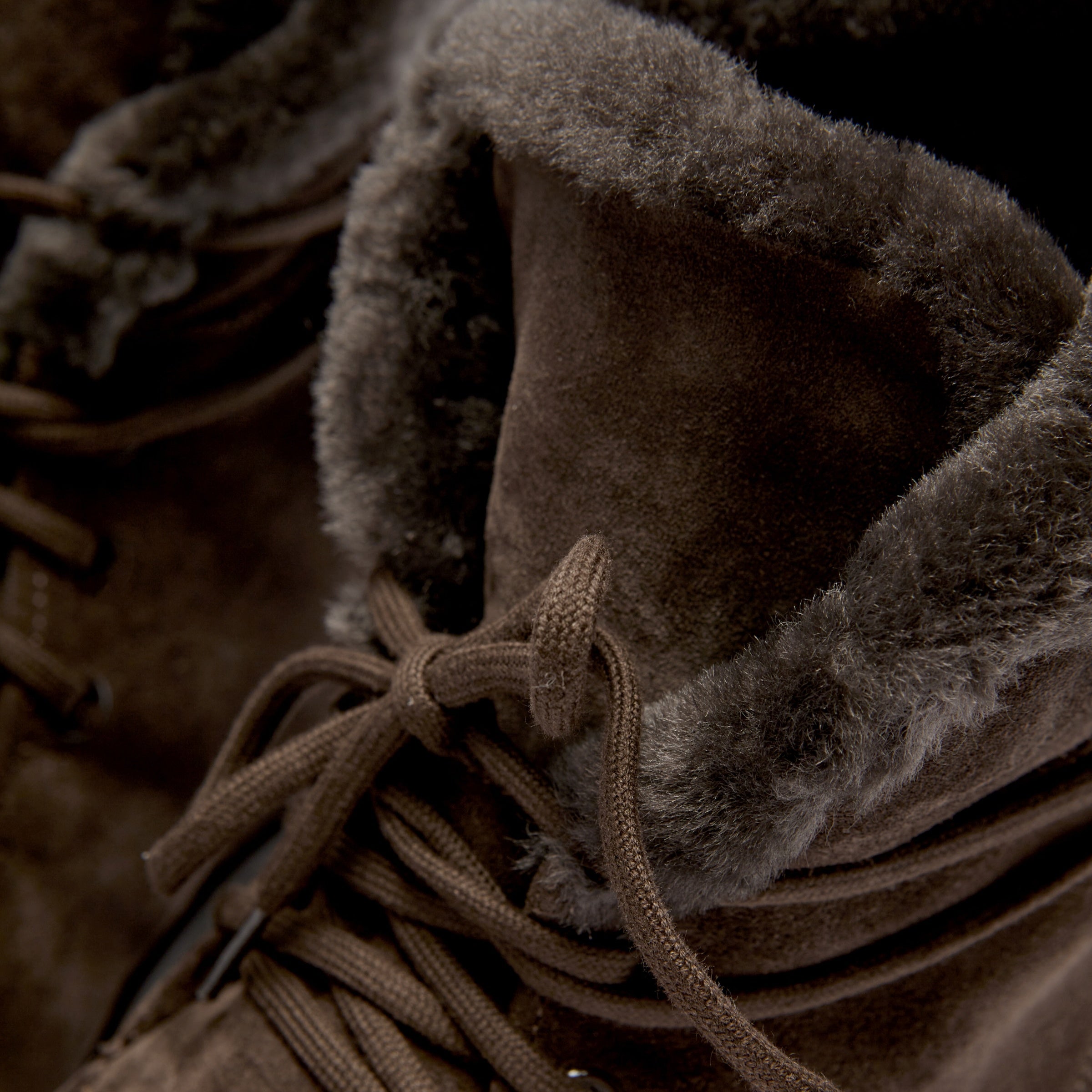 Dark Brown Boots fur lining