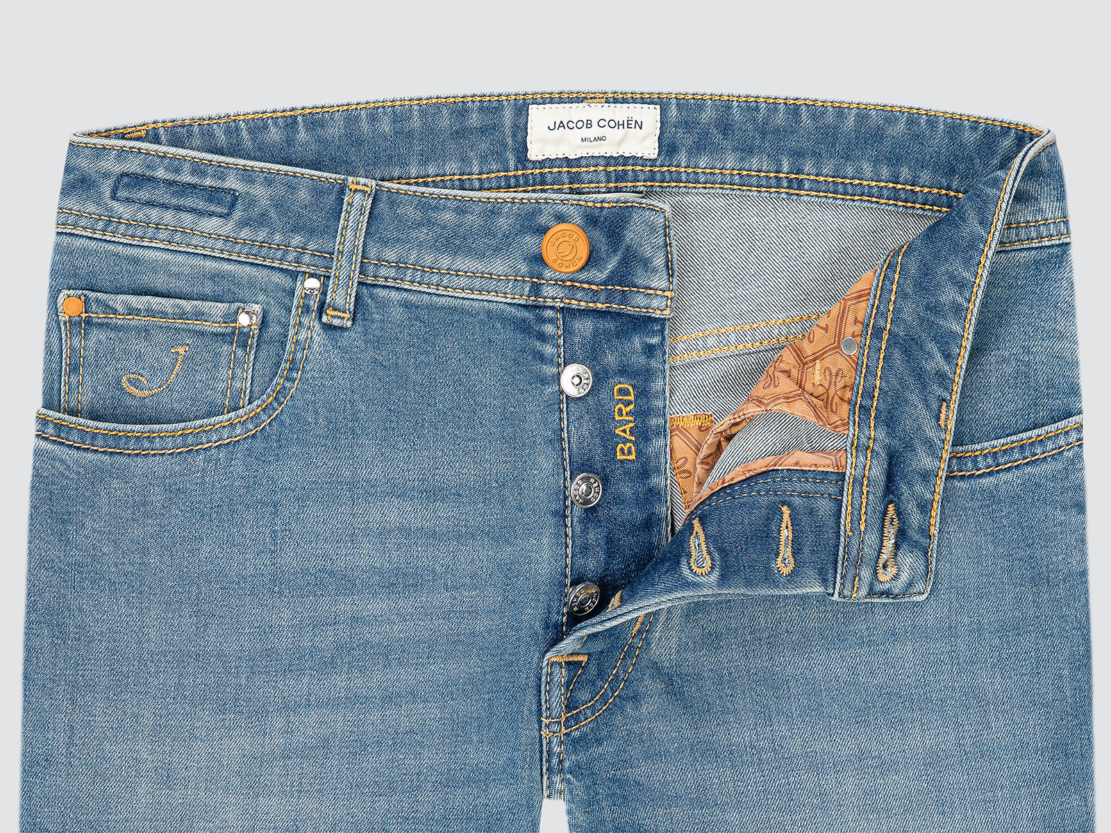 Bard Regular-Slim Jeans Light Blue Comfort Denim
