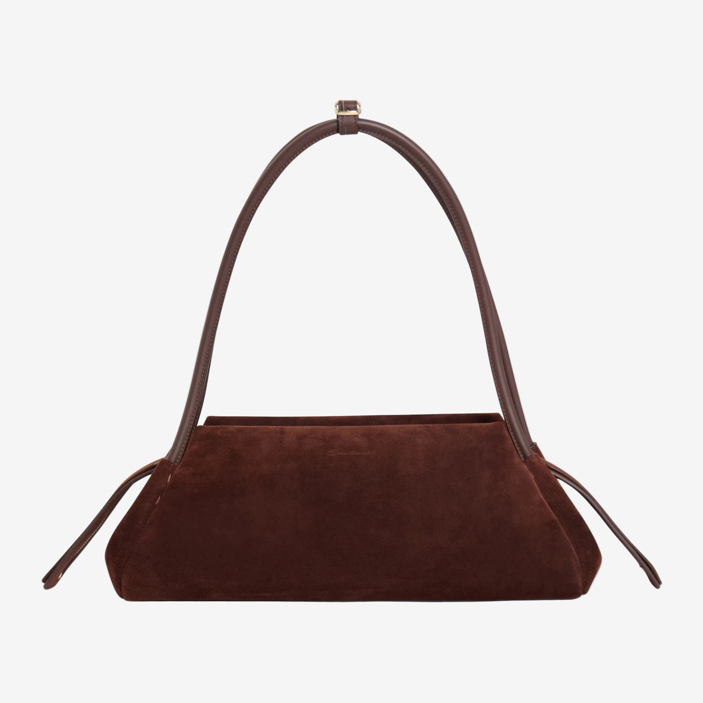 Bolso de hombro ante marrón oscuro