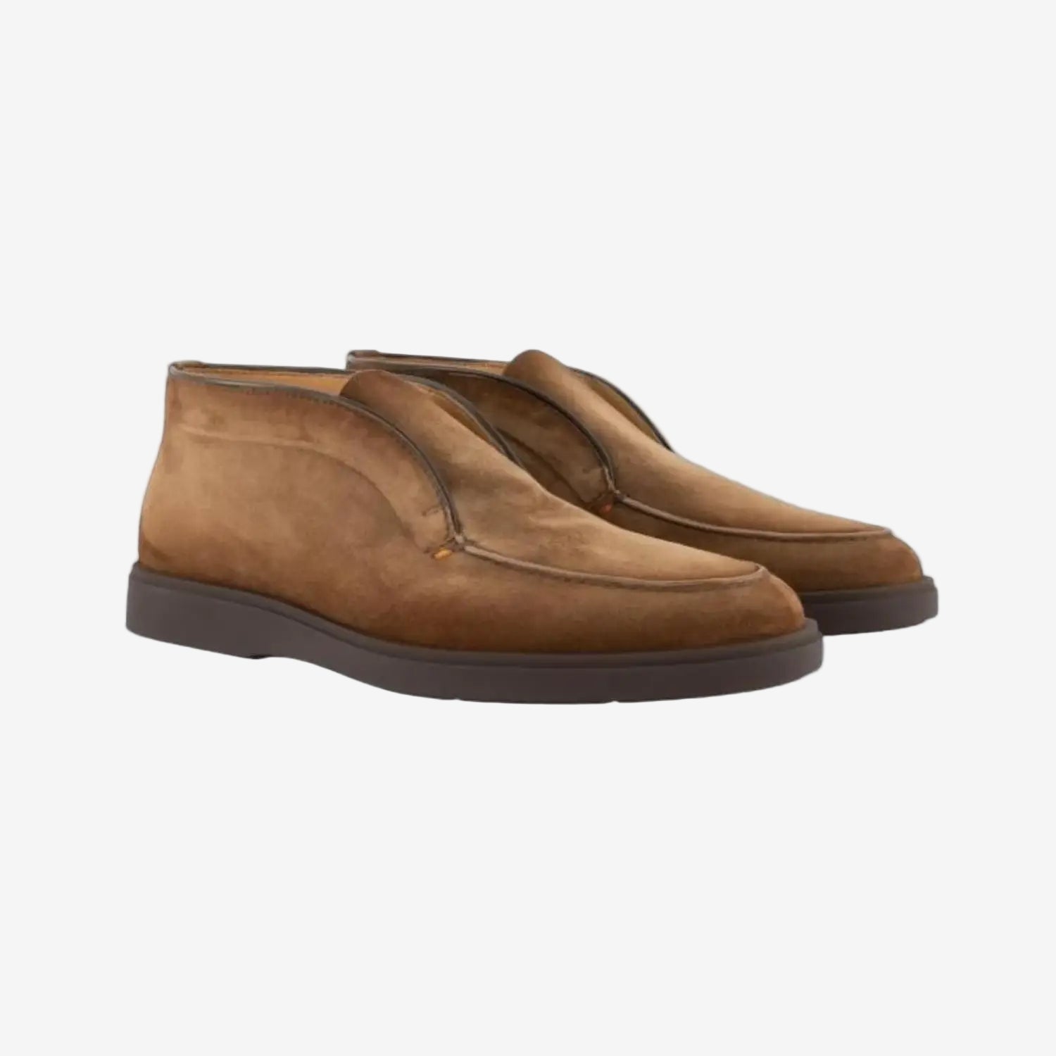 Kamel Seta-suede Desert Boots