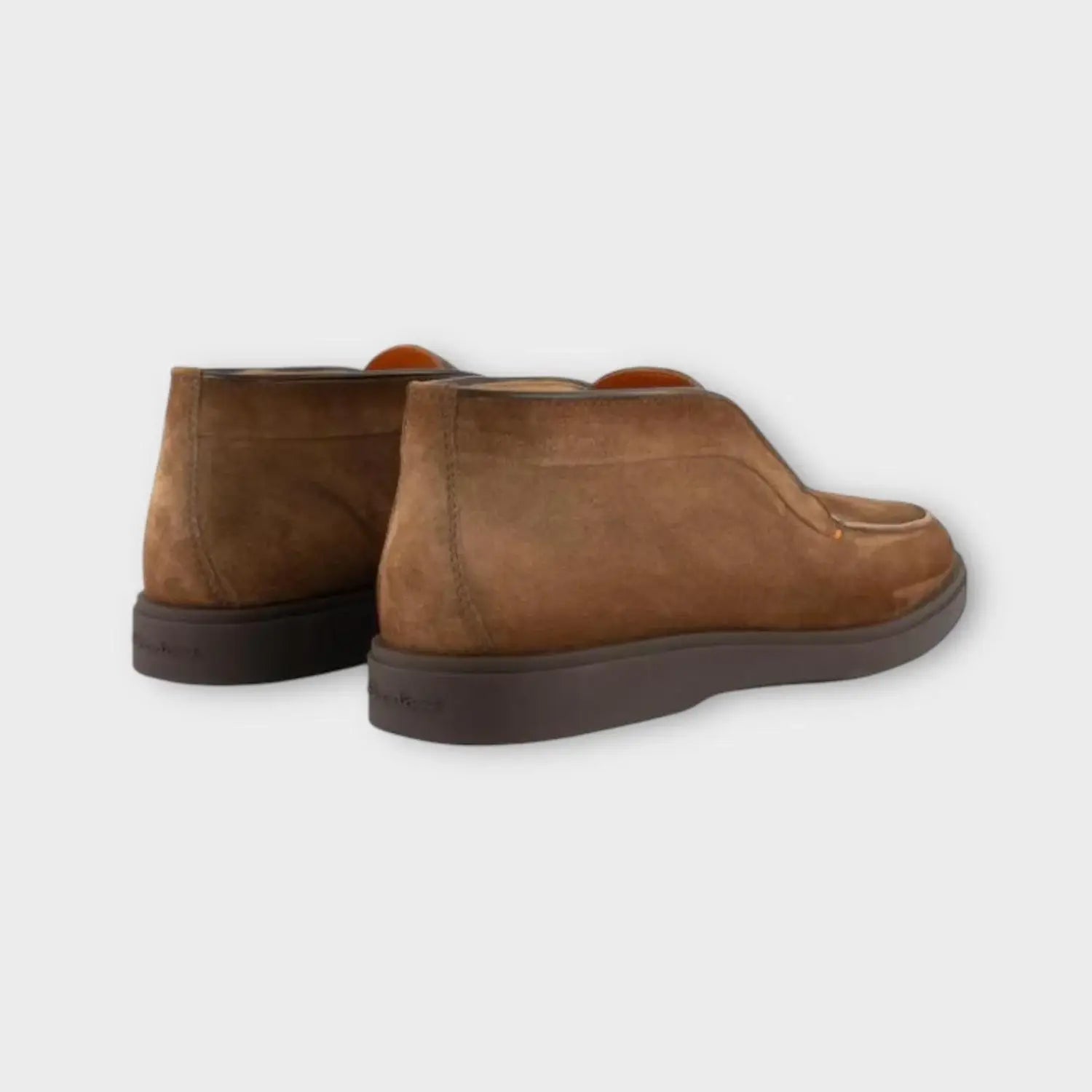 Kamel Seta Suede Desert Boots