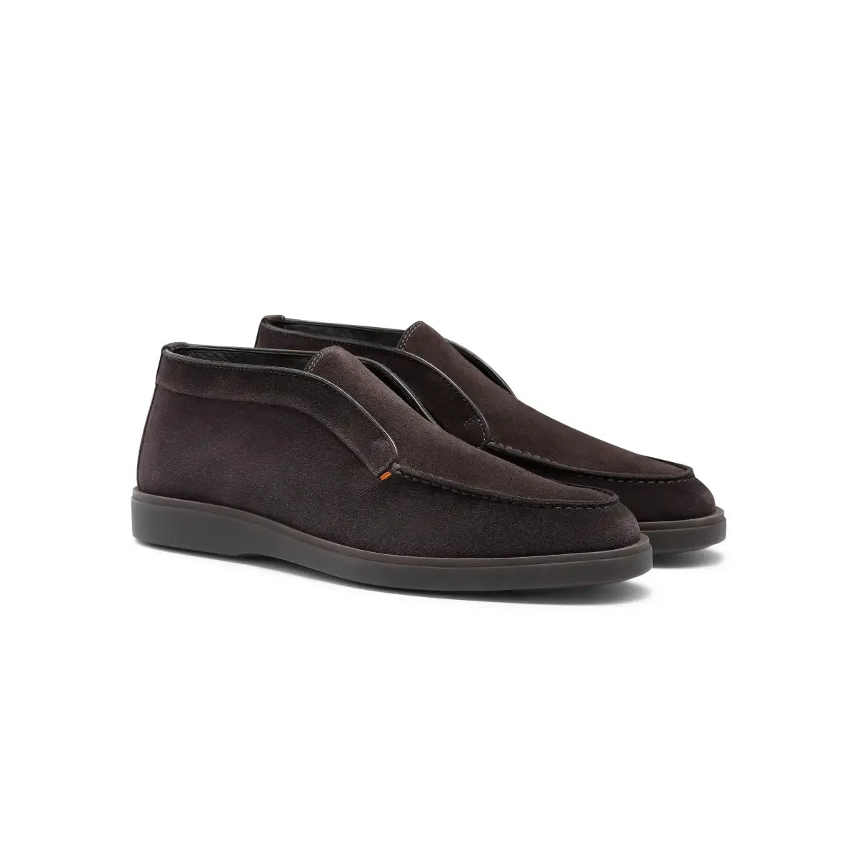 Desert boots de ante marrón forro de piel