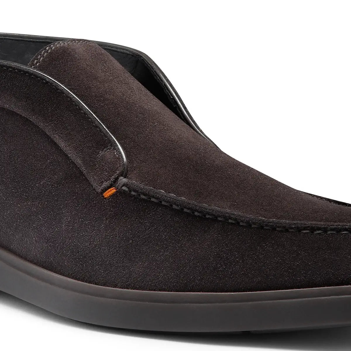 Desert boots de ante marrón forro de piel