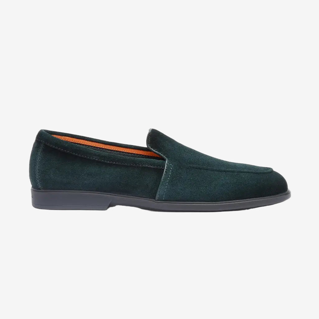 Loafer grüne suede Ton-in-Ton-Sohle