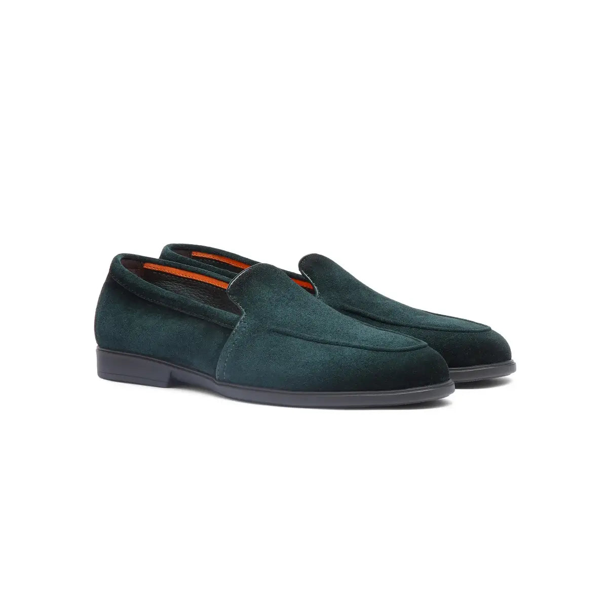 Green Suede Loafer Tone Sole