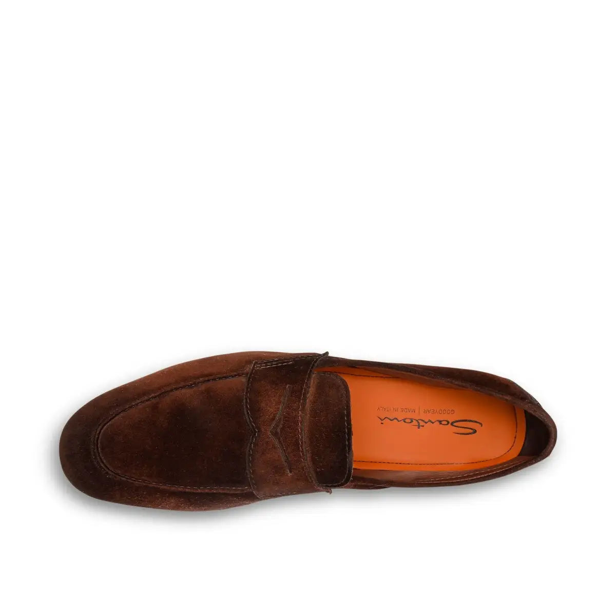 Lila Carlo-Loafer Wildleder