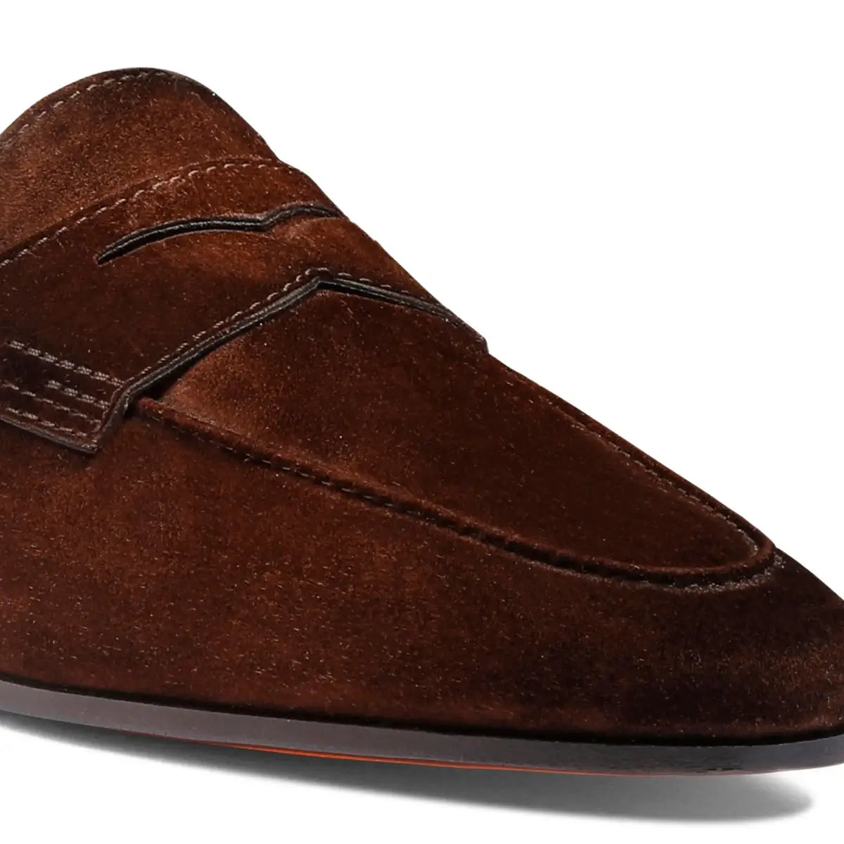 Lila Carlo-Loafer Wildleder