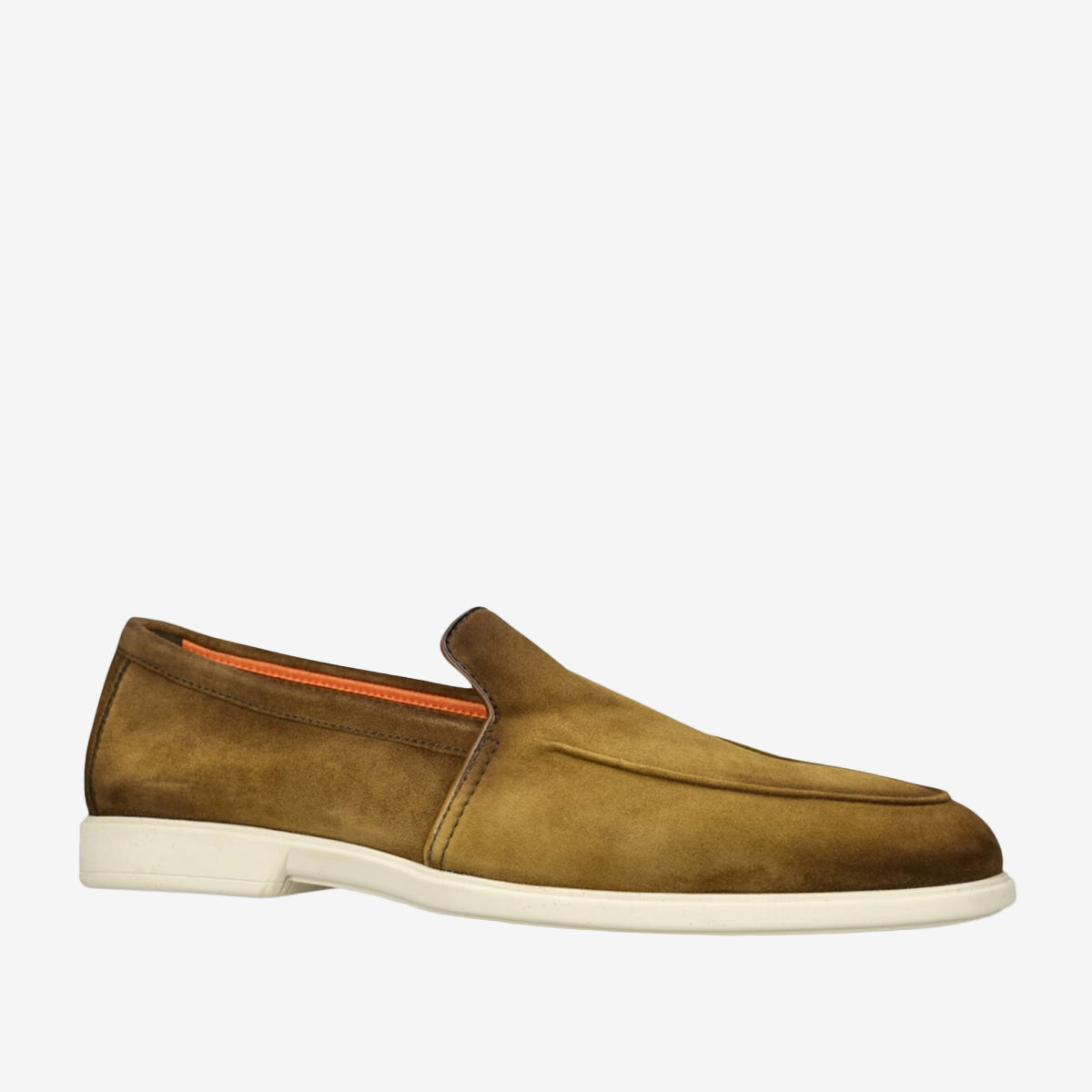 Grüne Malibu-Loafer Wildleder