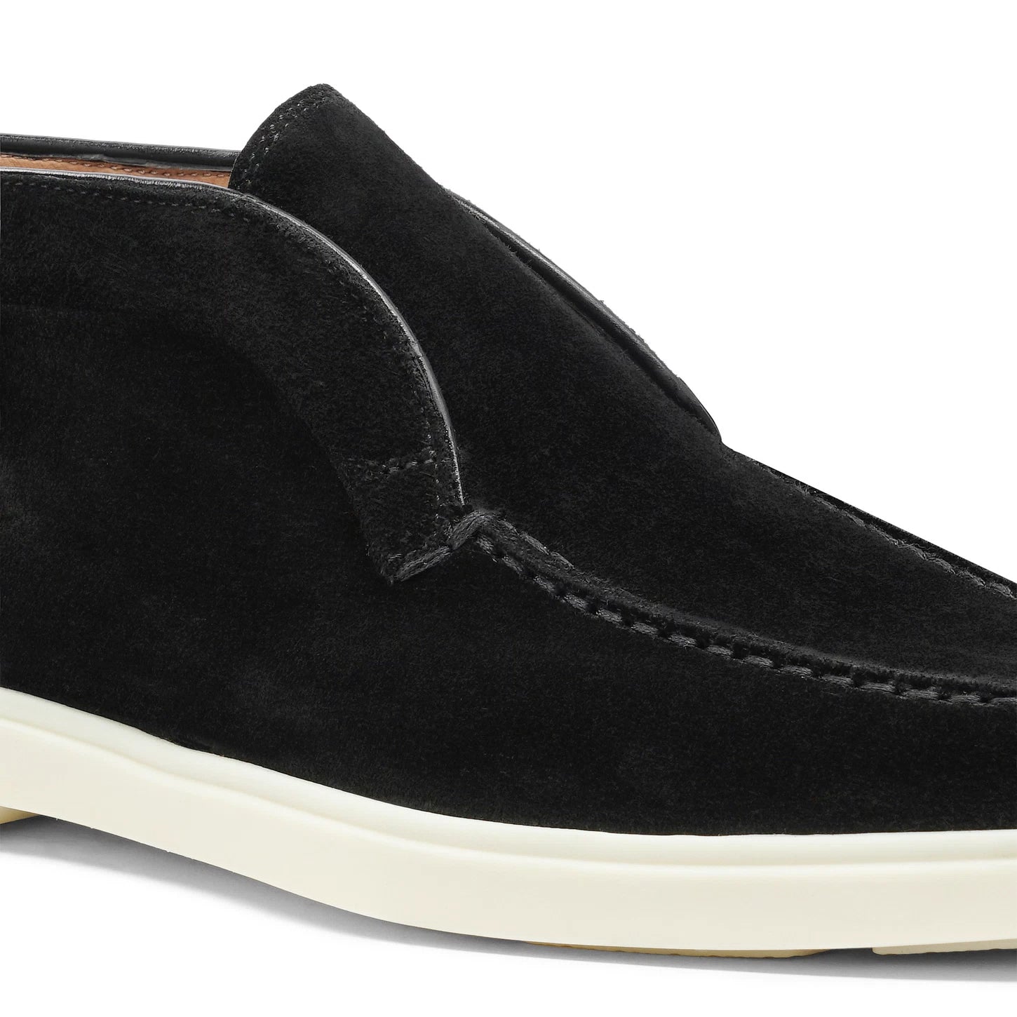 Schwarz Wildleder Desert Boots