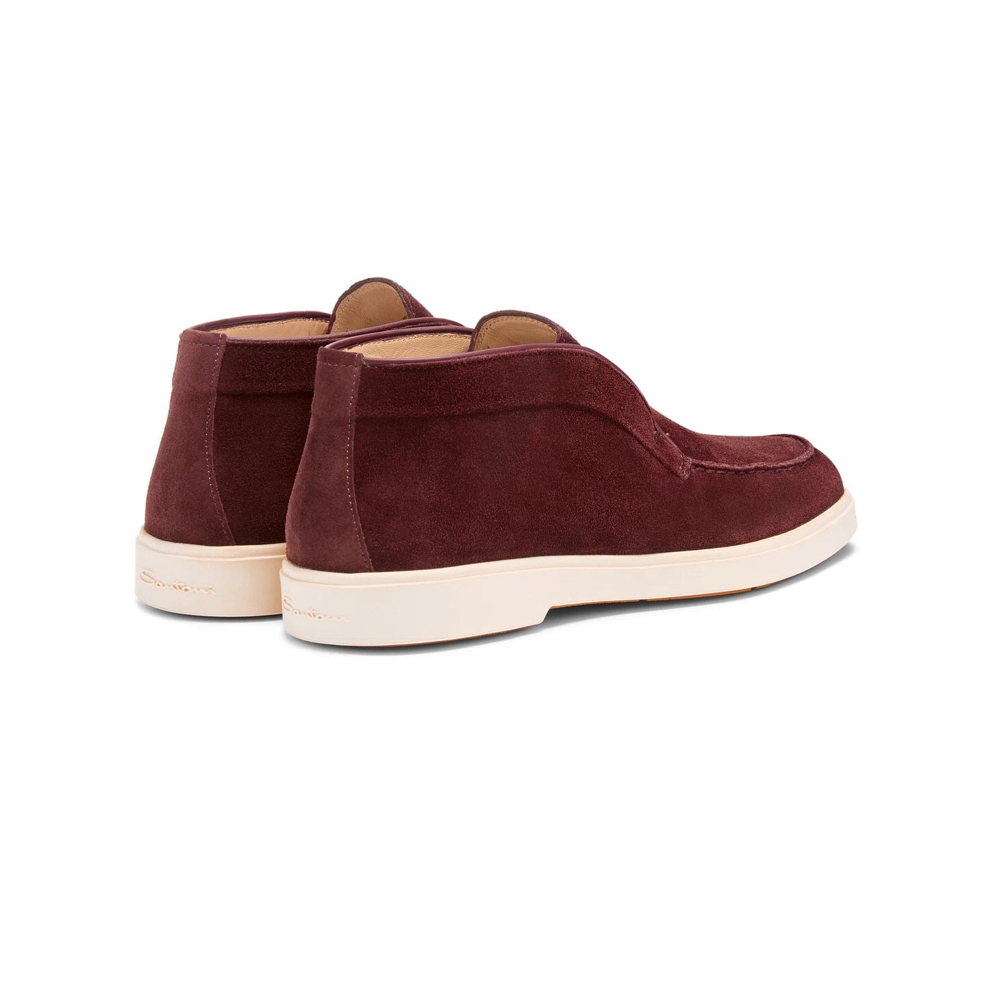 Burgund Wildleder Desert Boots