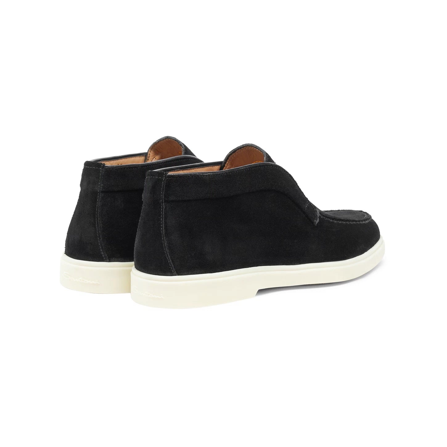 Schwarz Wildleder Desert Boots