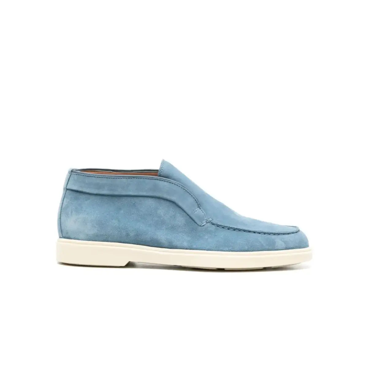 Medium Blue Suede Desert Boots