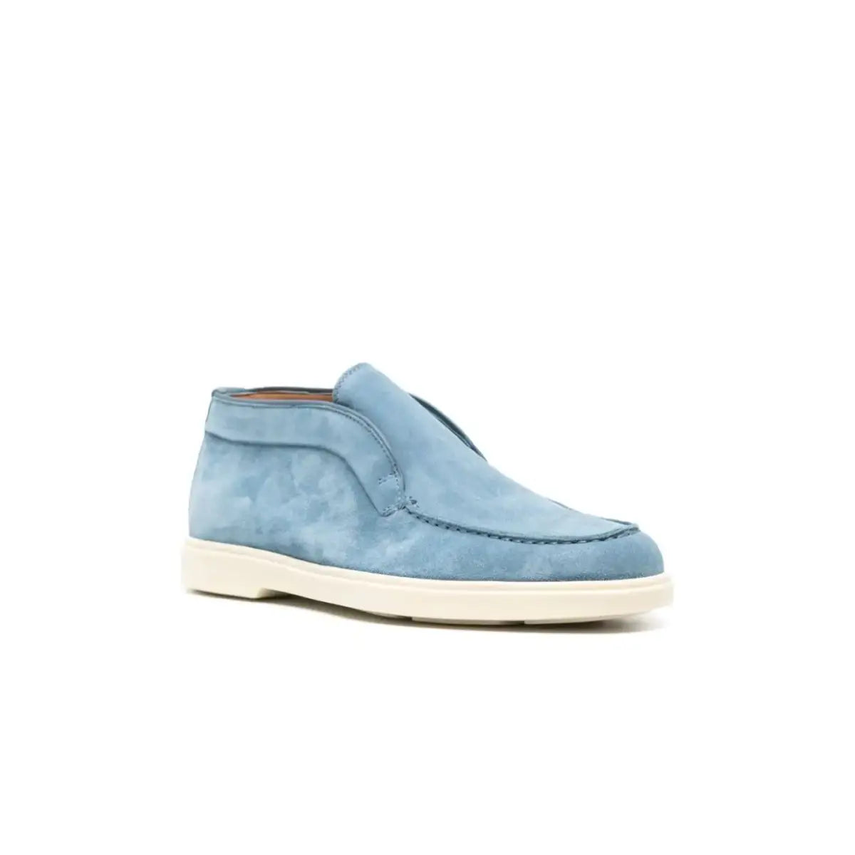 Medium Blue Suede Desert Boots