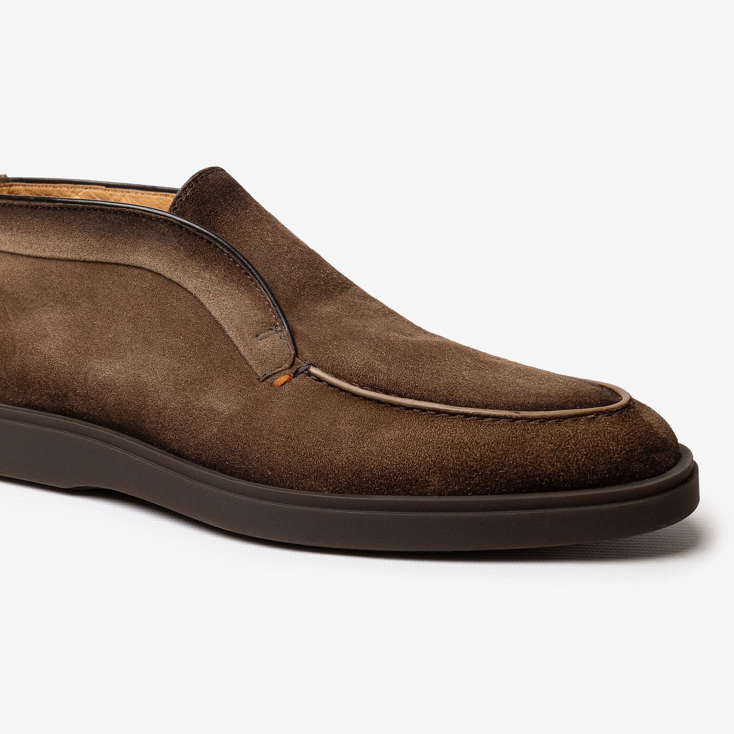 Dark brown Seta Suede Desert Boots