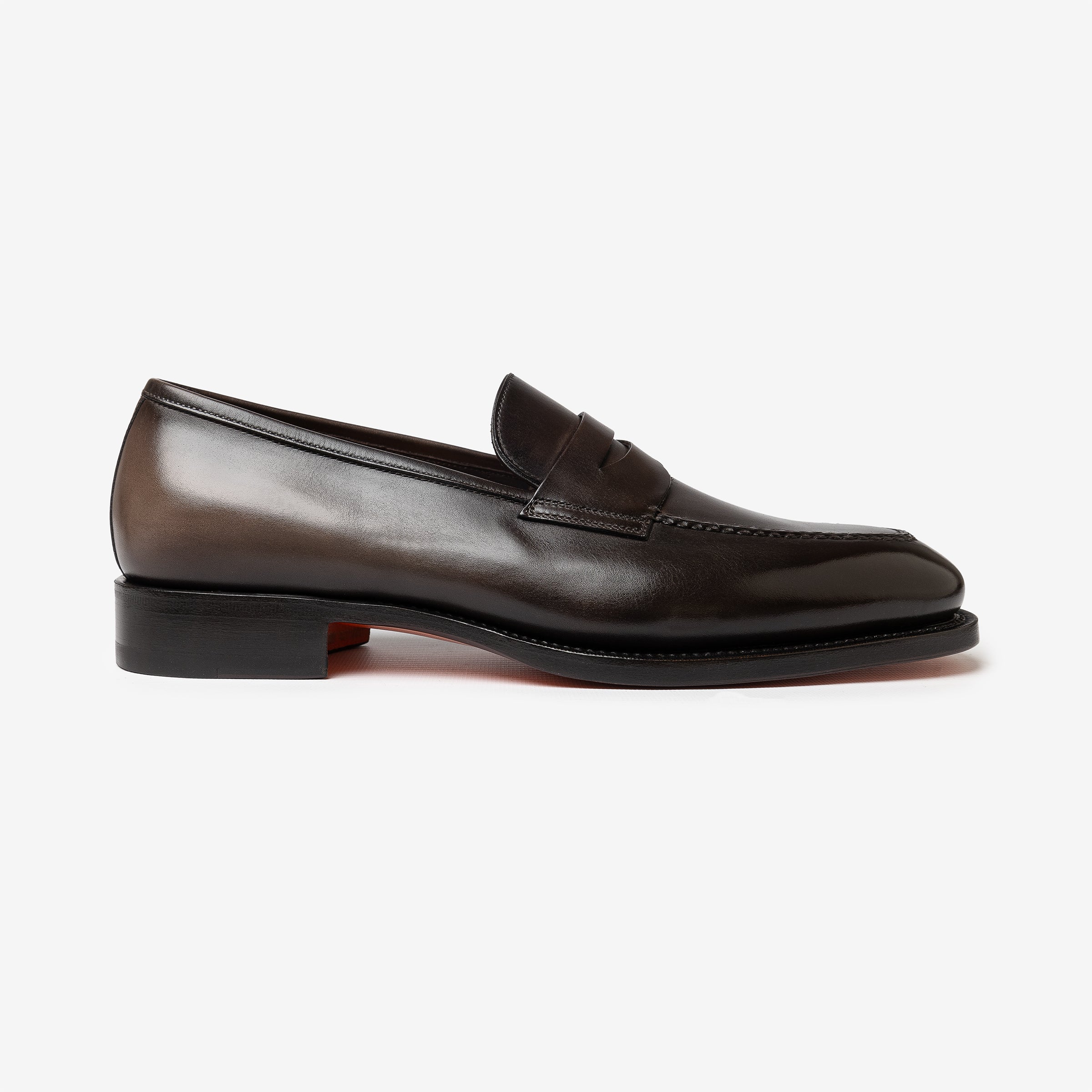 Coffee brown penny loafers
