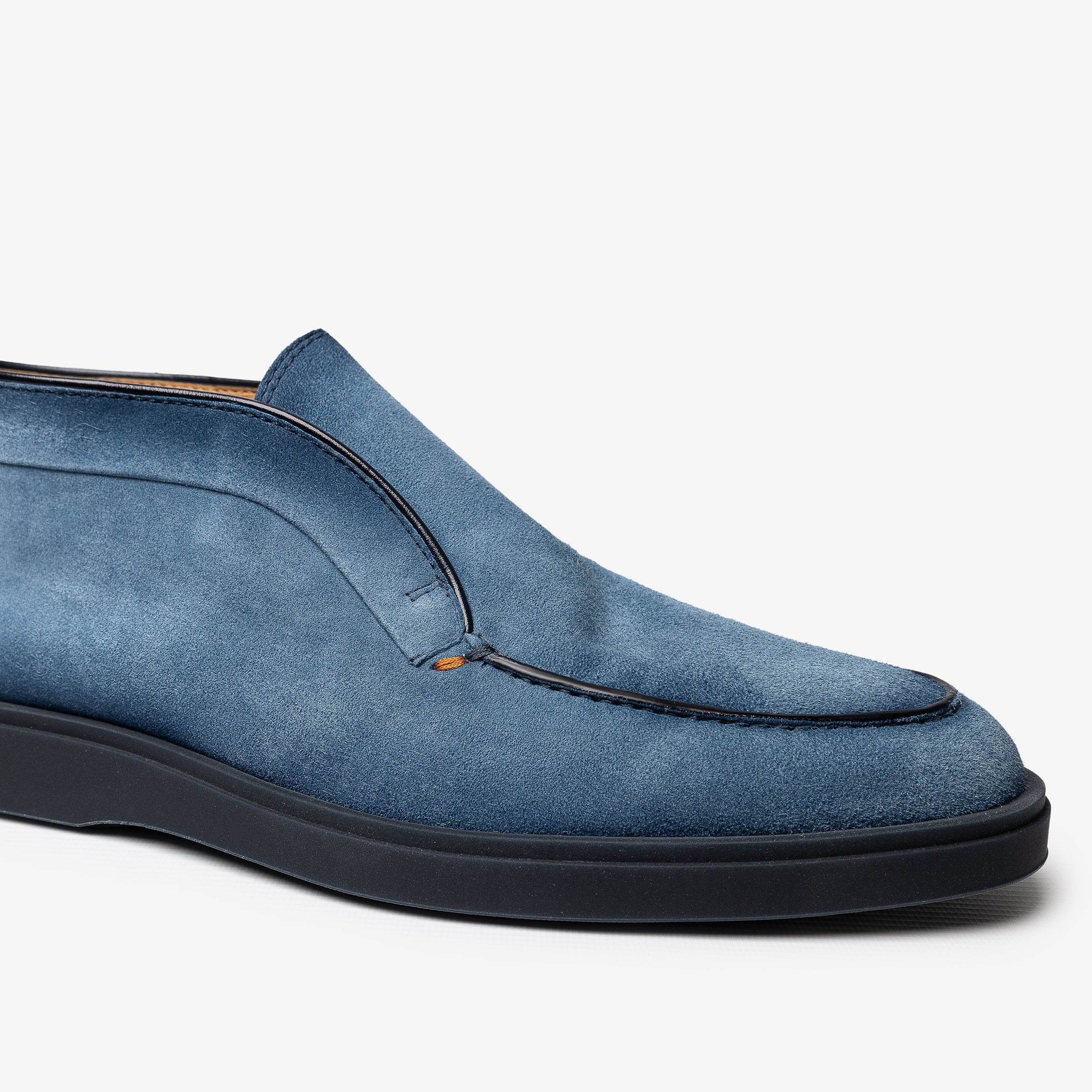 Cobalt blue Seta Suede Desert Boots