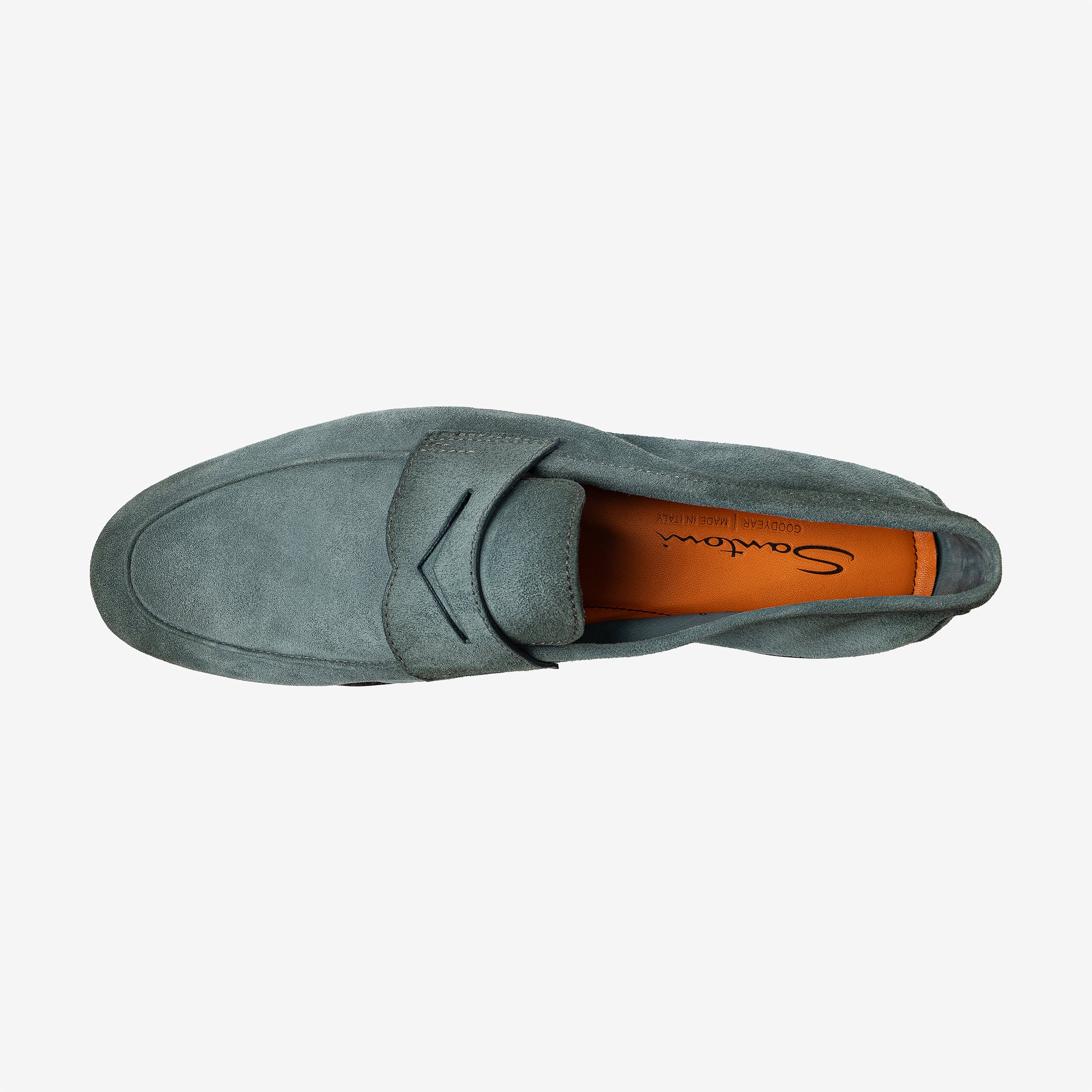 Water green suede Carlo loafer