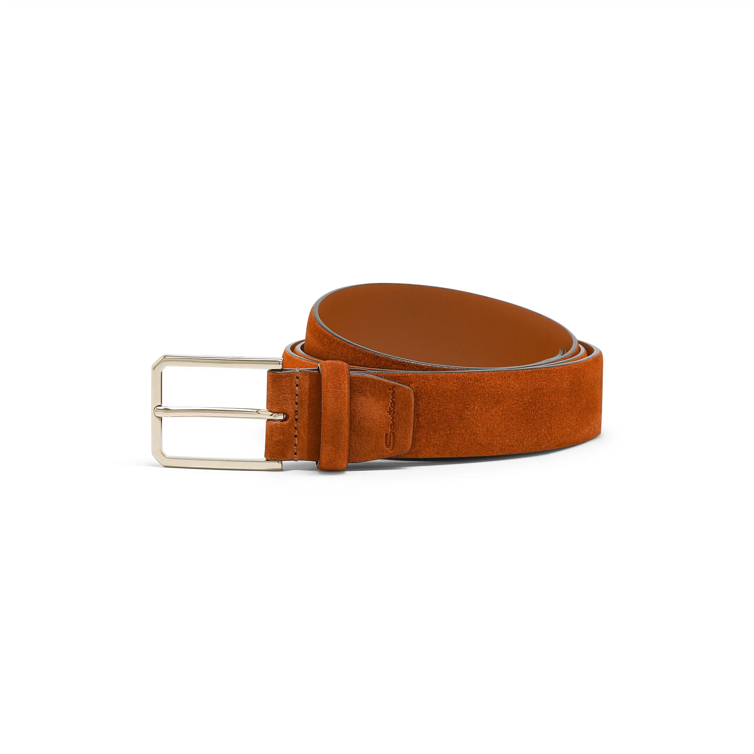 Ceinture ajustable suede orange
