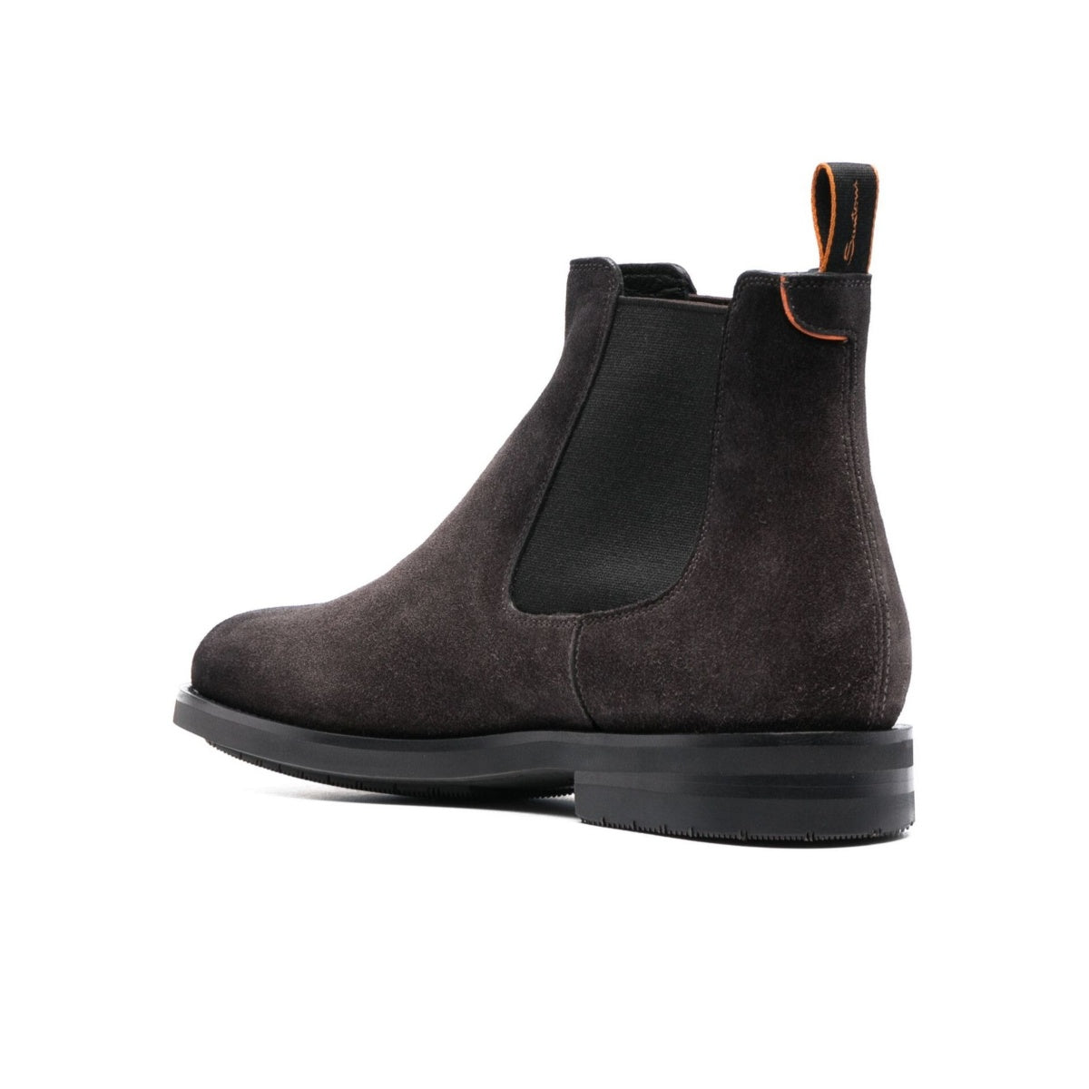 santoni-brown-suede-boots-rubbersole