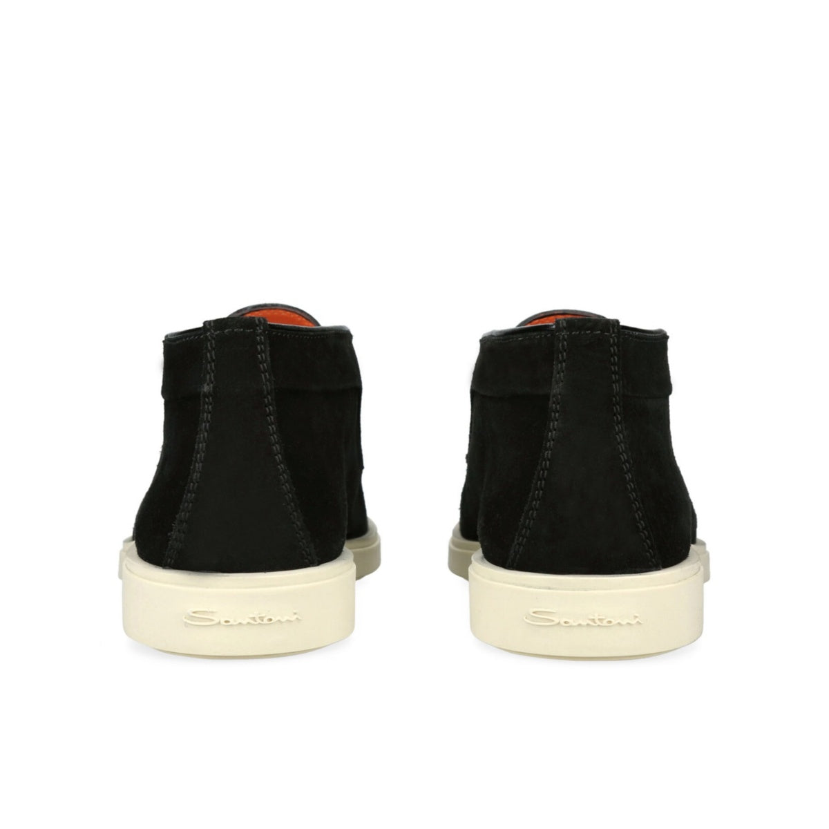 Schwarz Wildleder Desert Boots