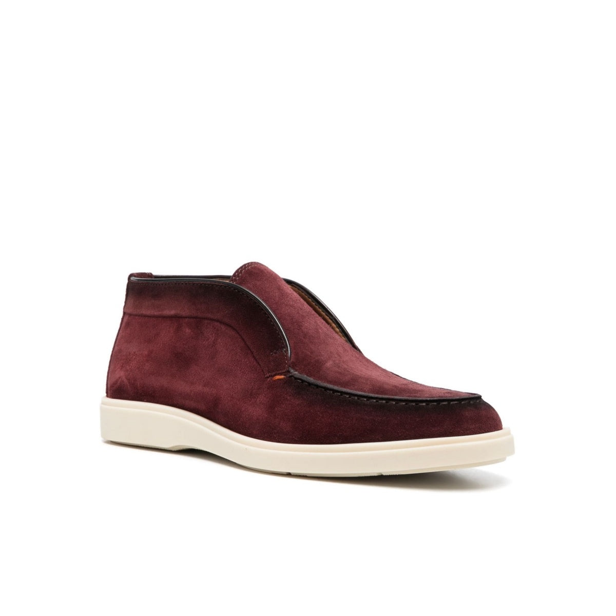 Desert Boots De Ante Burdeos