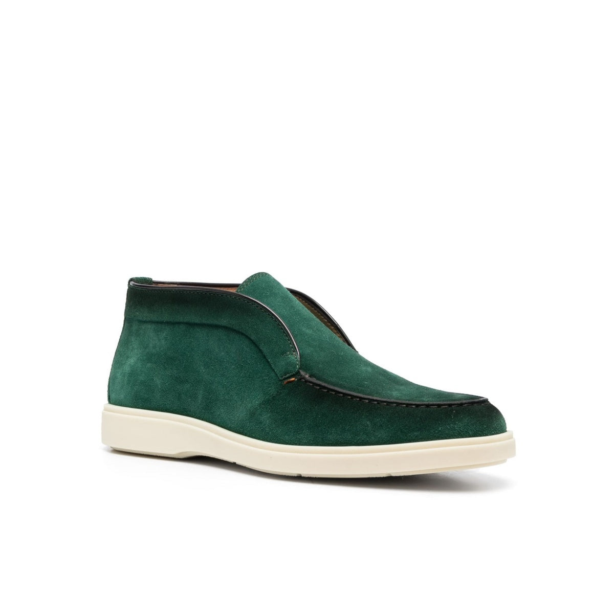 Grüne Suede Desert Boots