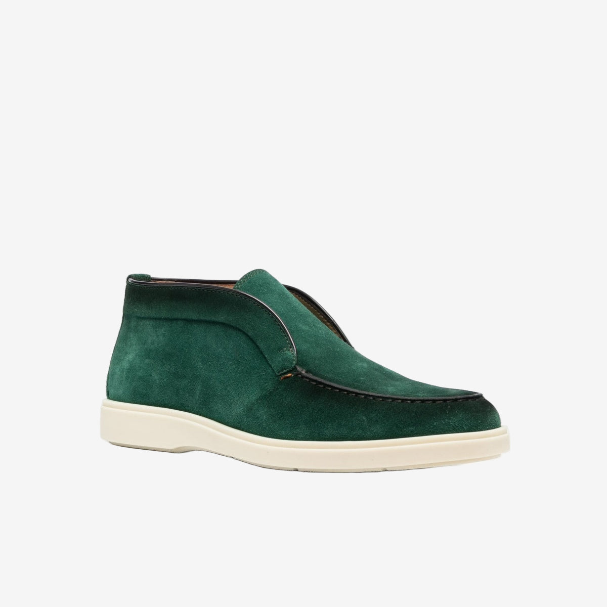 Grüne Suede Desert Boots