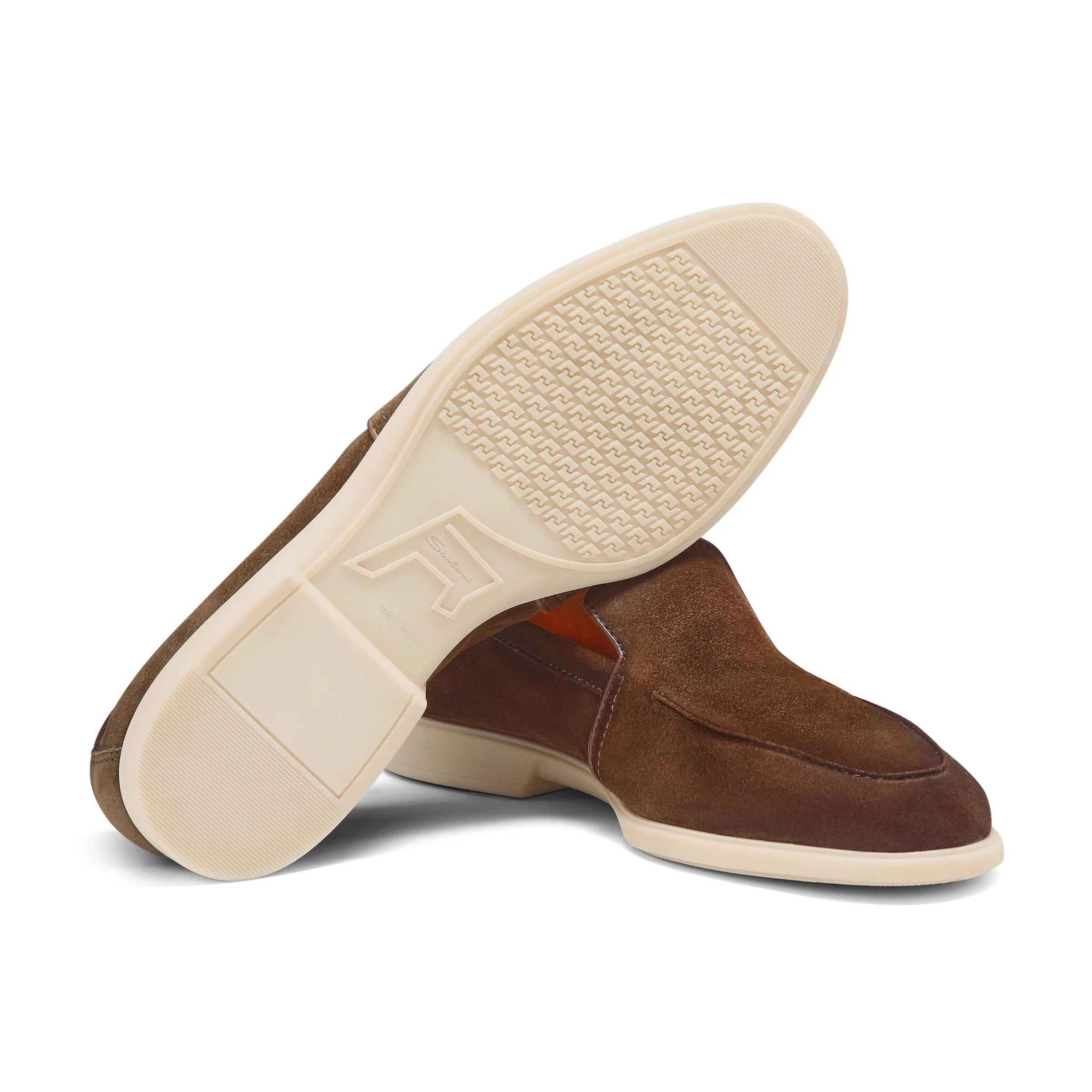 Brown Suede Malibu Loafers