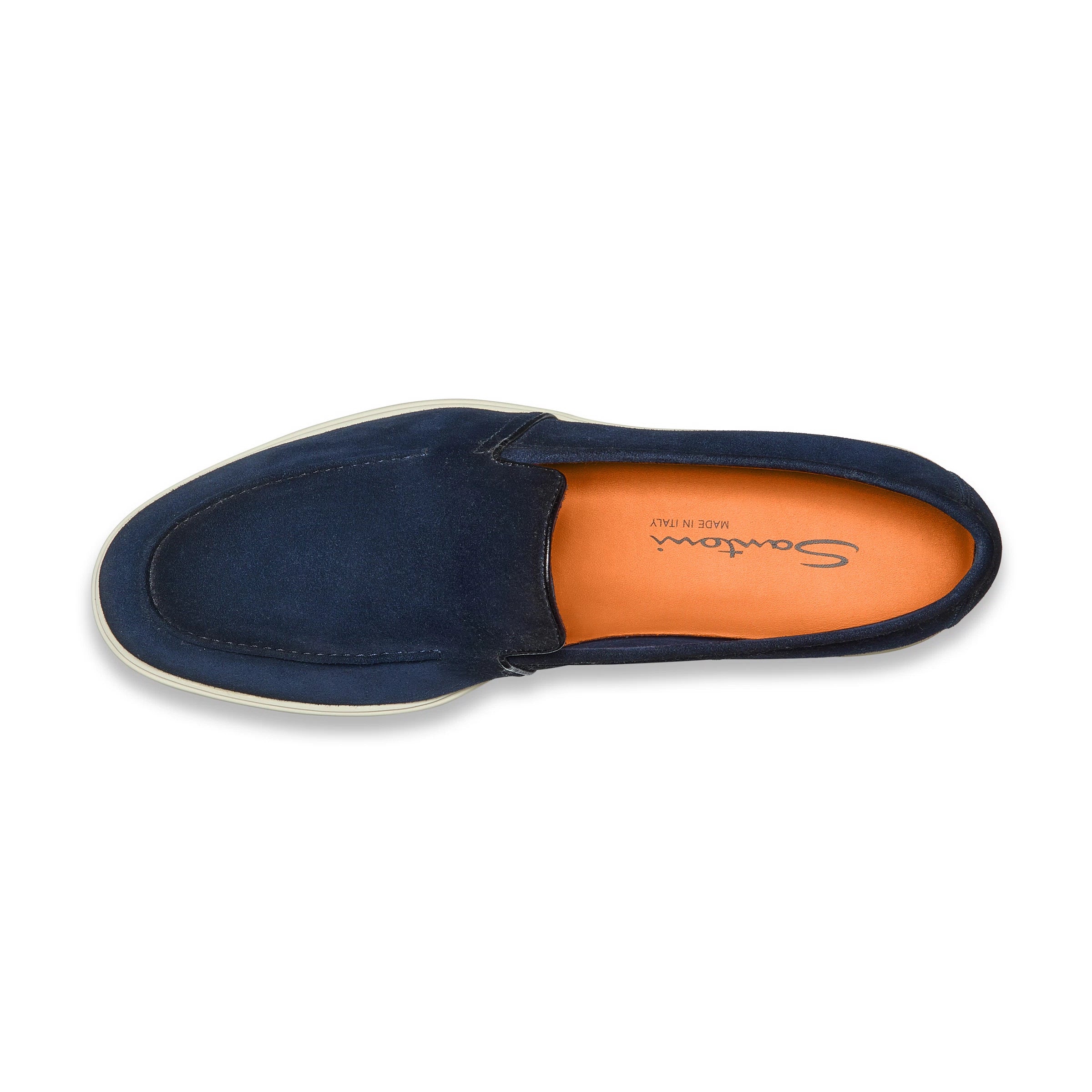 Blue Suede Malibu Loafers