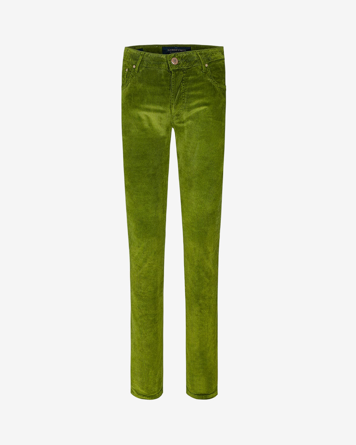 Handpicked brand corduroy green.