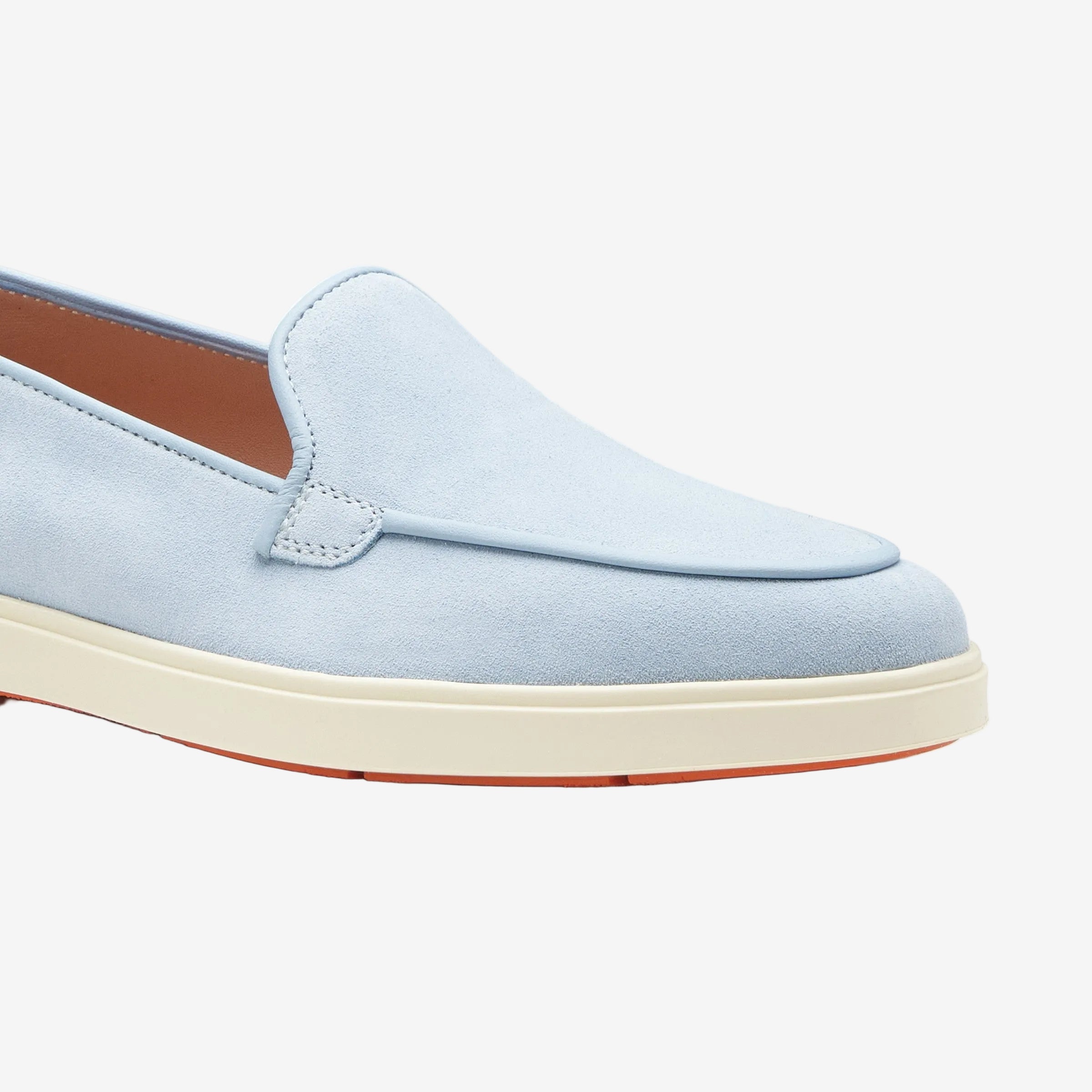 Light Blue Suede Loafer