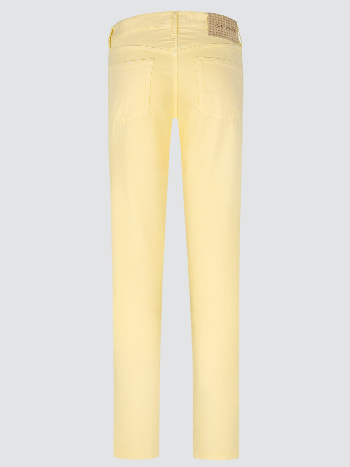 Pantalones Edo Regular-Recto de Algodón Bull Ligero Amarillo