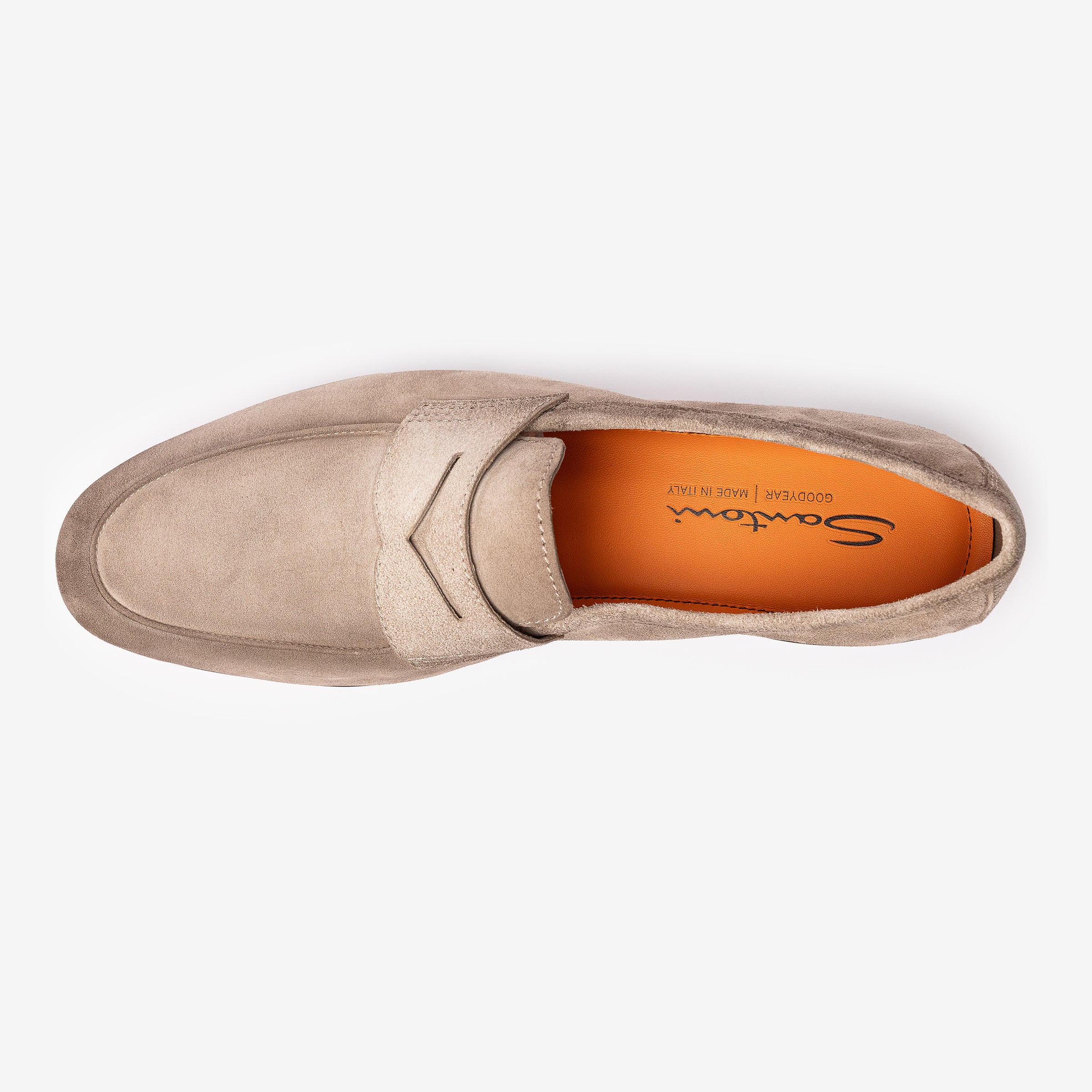 Beige Suede Carlo Penny Loafer