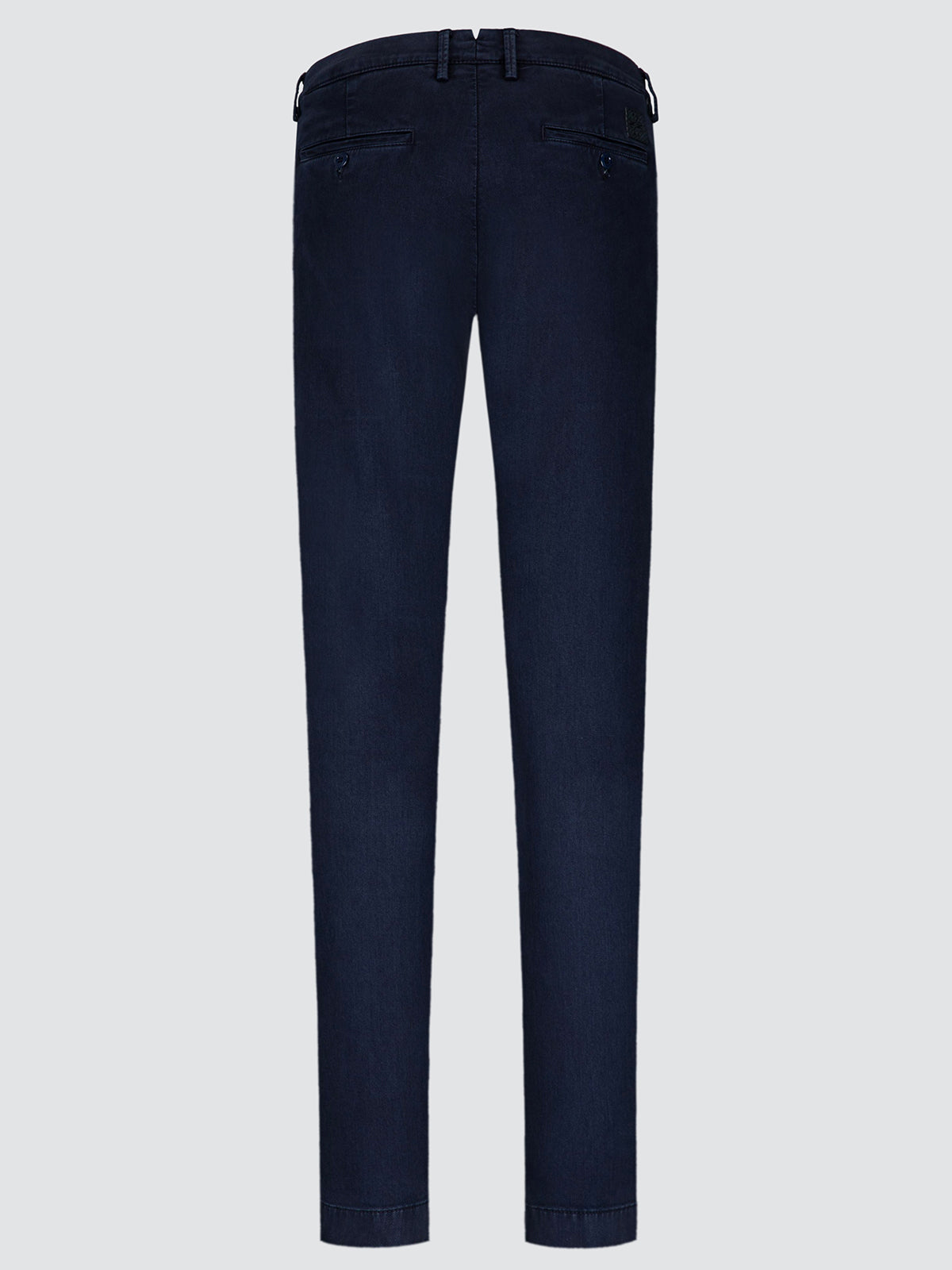 Pantalon Bobby en Twill Stretch Coton et Lyocell Bleu Marine