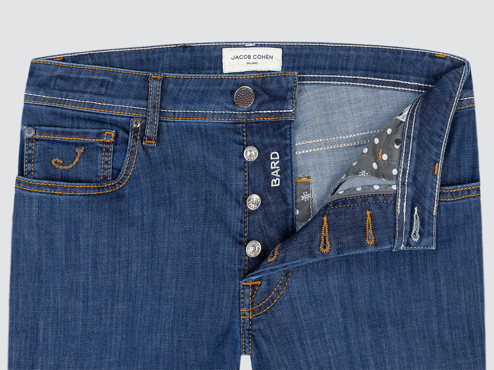 Bard Dark Blue Denim Stretch Light Weight