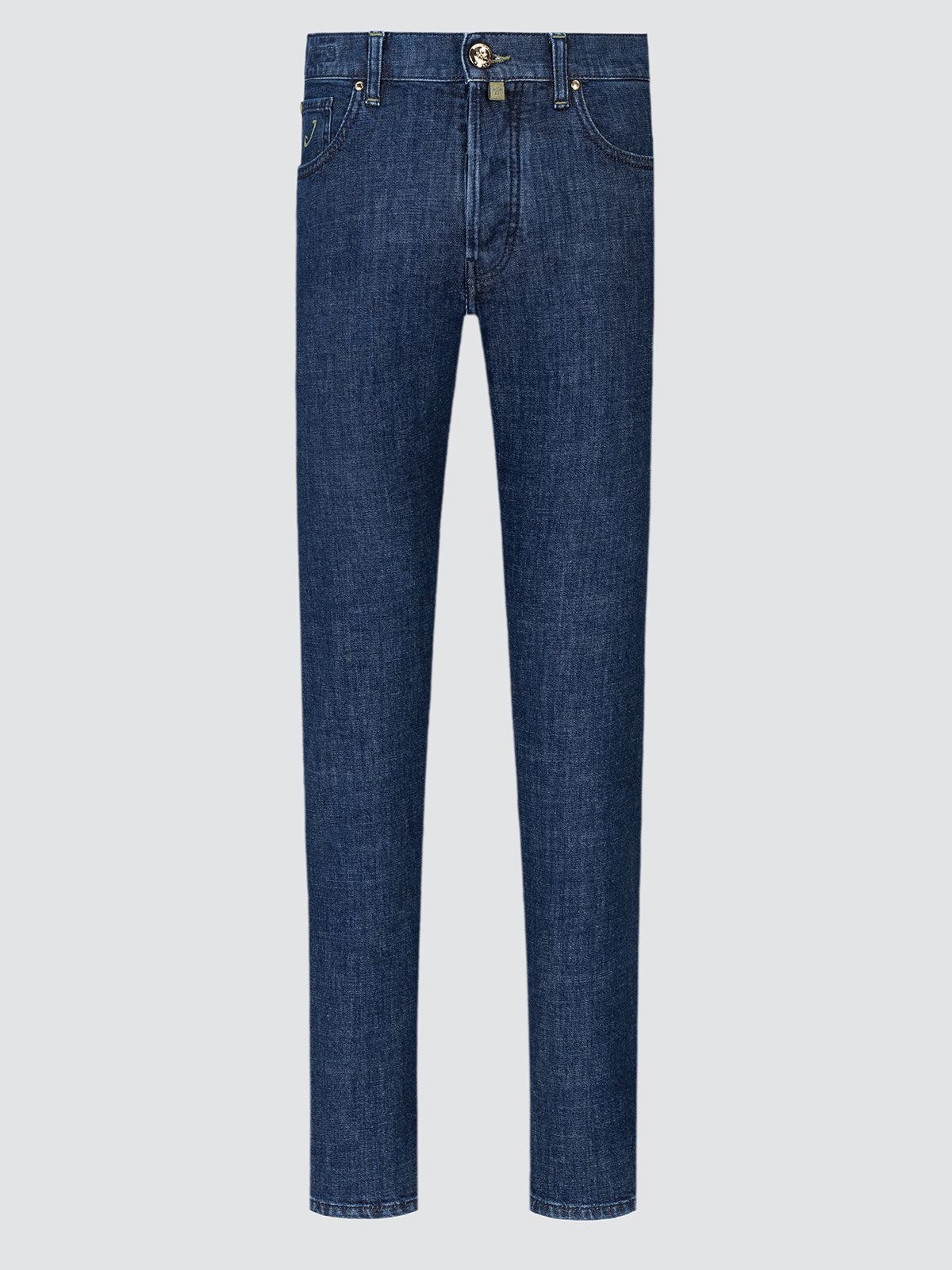 Vaqueros Edo de Cinco Bolsillos en Denim Confort Azul Oscuro