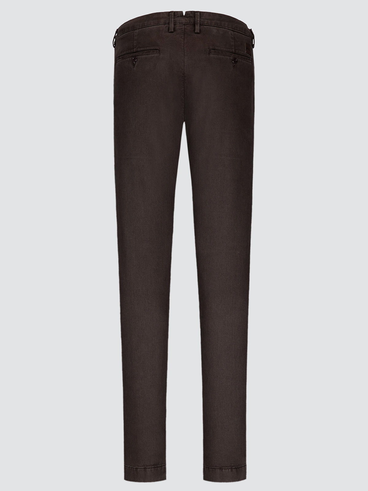 Pantalon Bobby en Twill Stretch Coton et Lyocell Marron