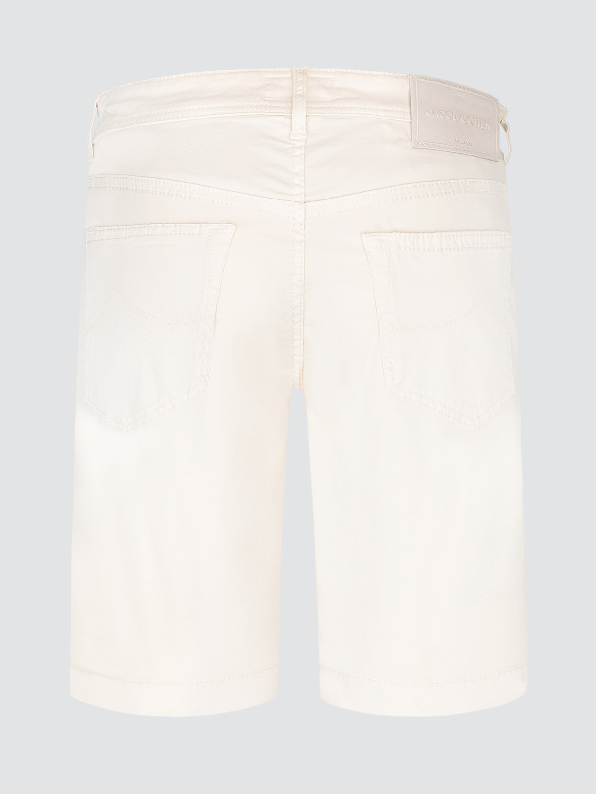 Lou - Off-White Short Cotton Stretch Lyocell