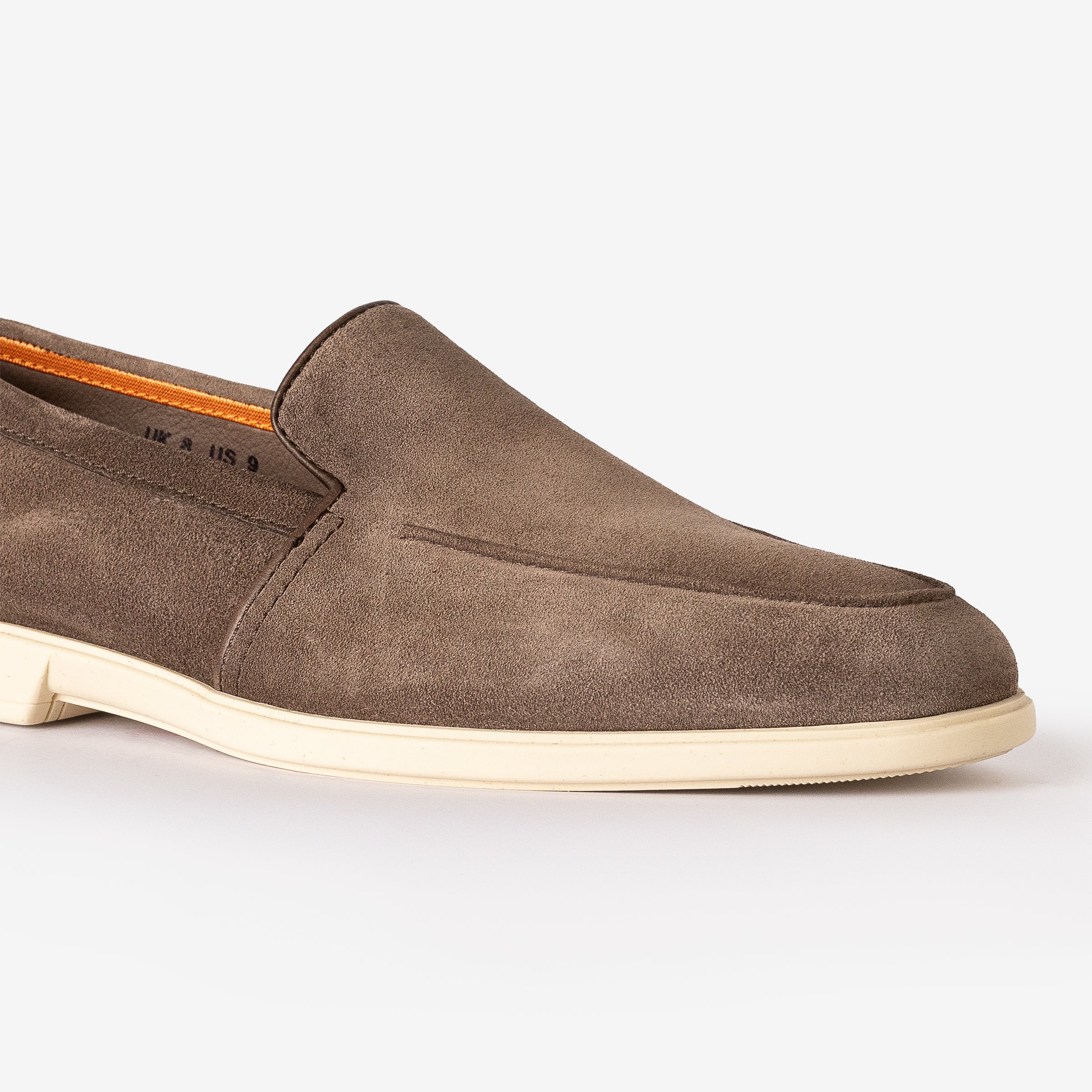 Light Brown Suede Loafers