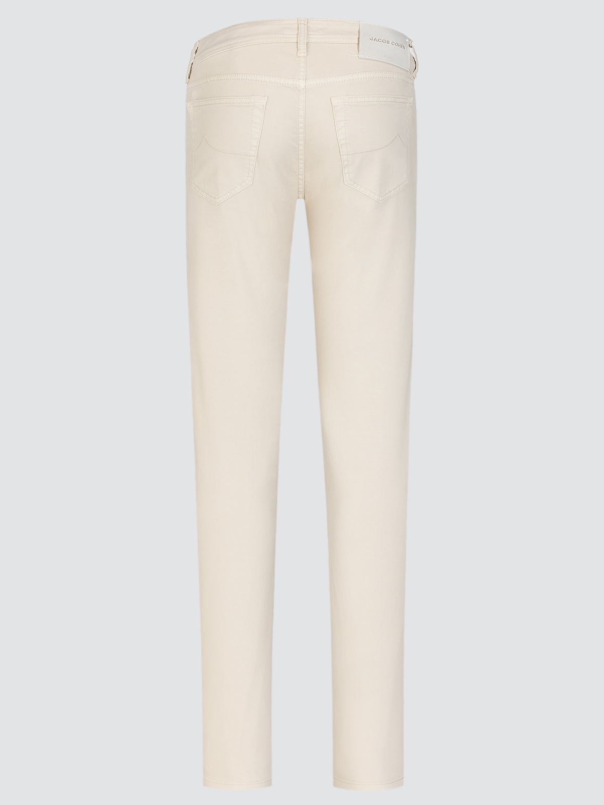 Bard 5 Pocket Pants Off White Cotton Lyocell Stretch Twill