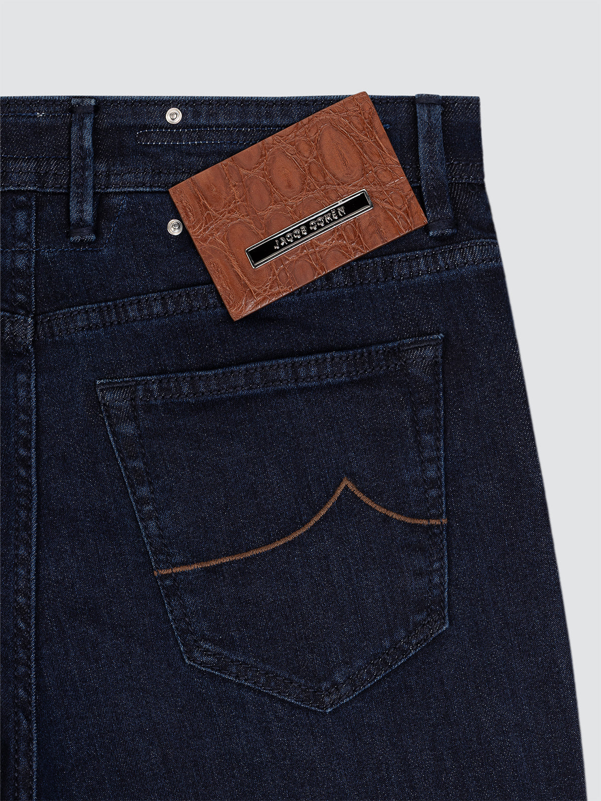 Bard Regular-Slim Jeans in Middelblauw Superstretch Denim